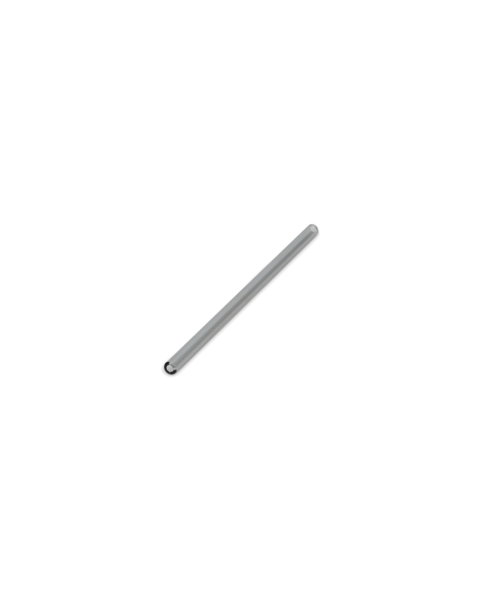 Cruse Trinkhalm aus Borosilikatglas, Glas Grau, L 20 cm, Ansicht 1