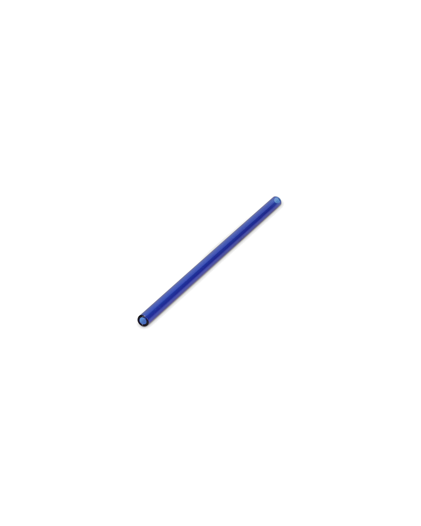 Cruse Trinkhalm aus Borosilikatglas, Glas Blau, L 20 cm, Ansicht 1
