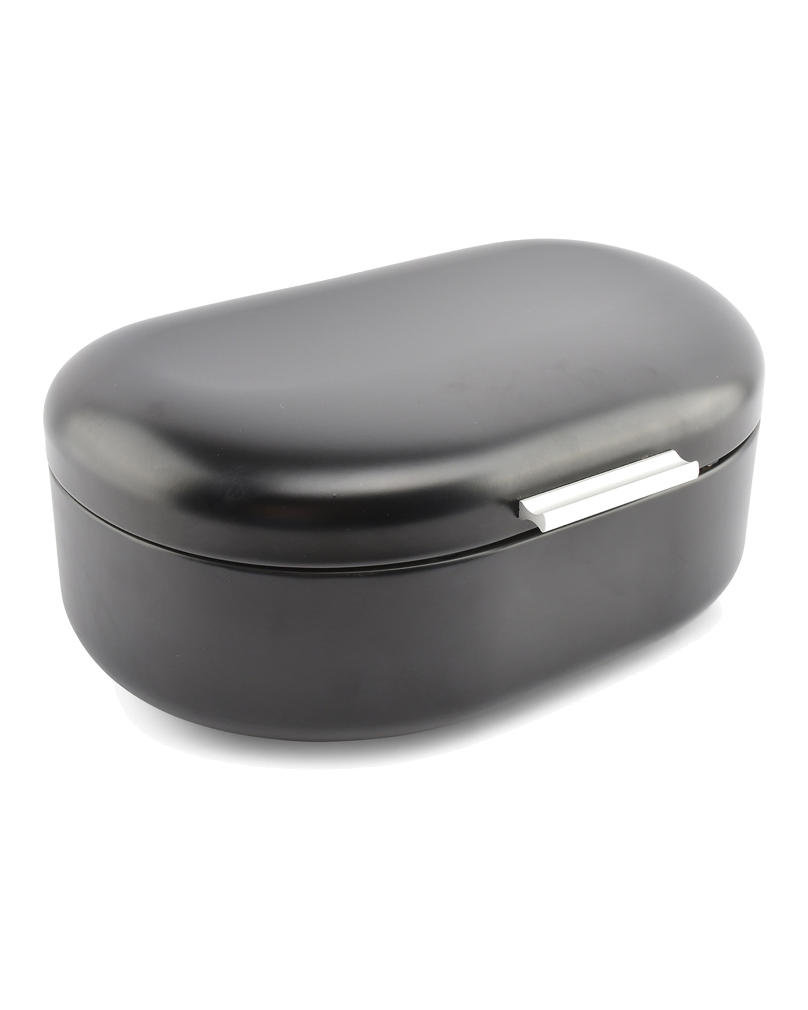 Crust Brotkasten aus Metall, Schwarz, H 19,5 cm