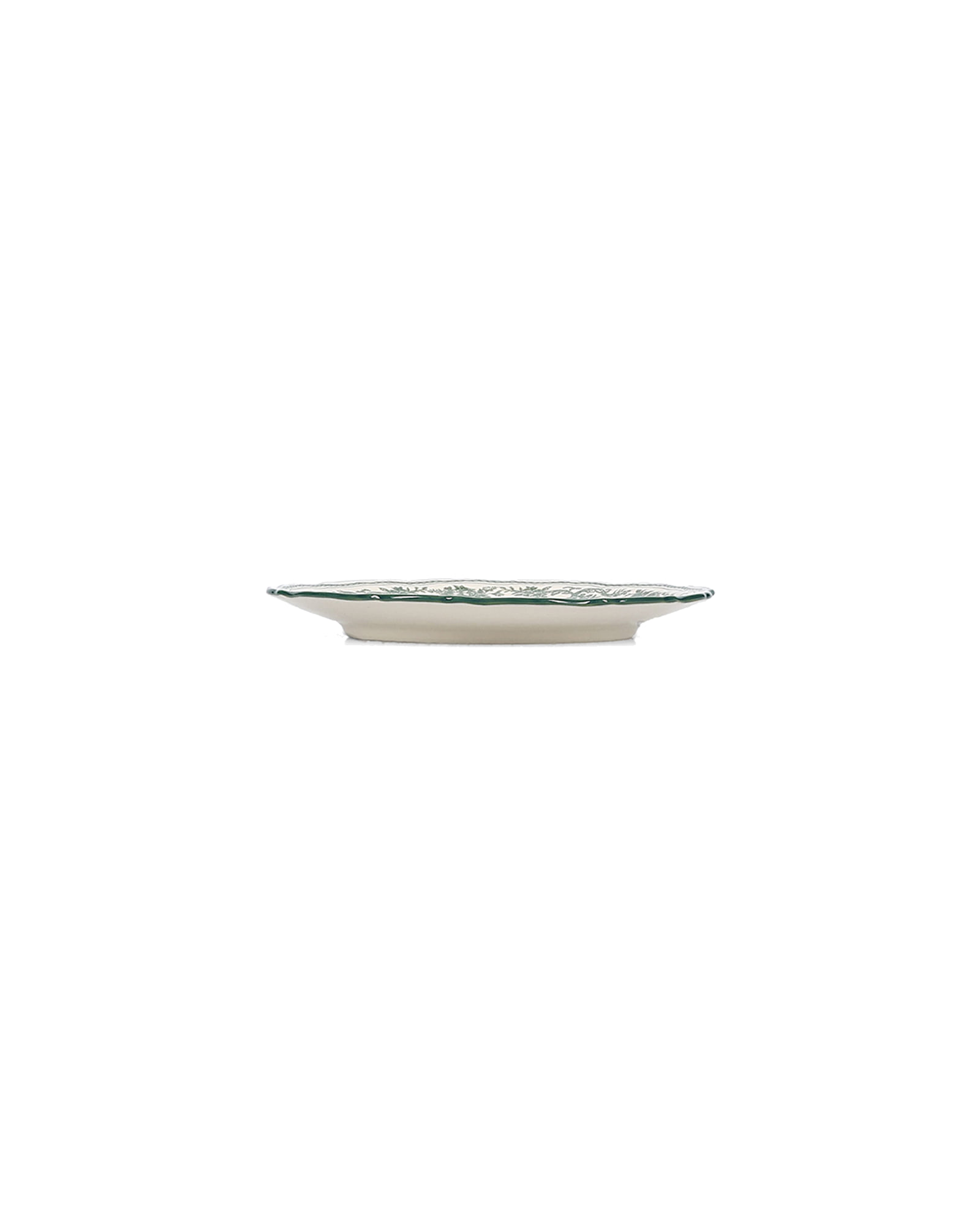 Cyril Untertasse aus Porzellan, Grün, Ø 15,5 cm, Ansicht 3