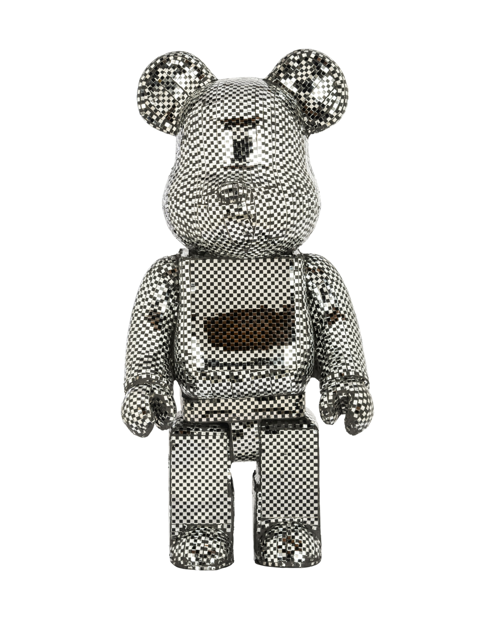 Dekoobjekt Bear, Silberfarben, klein von Richmond Interiors