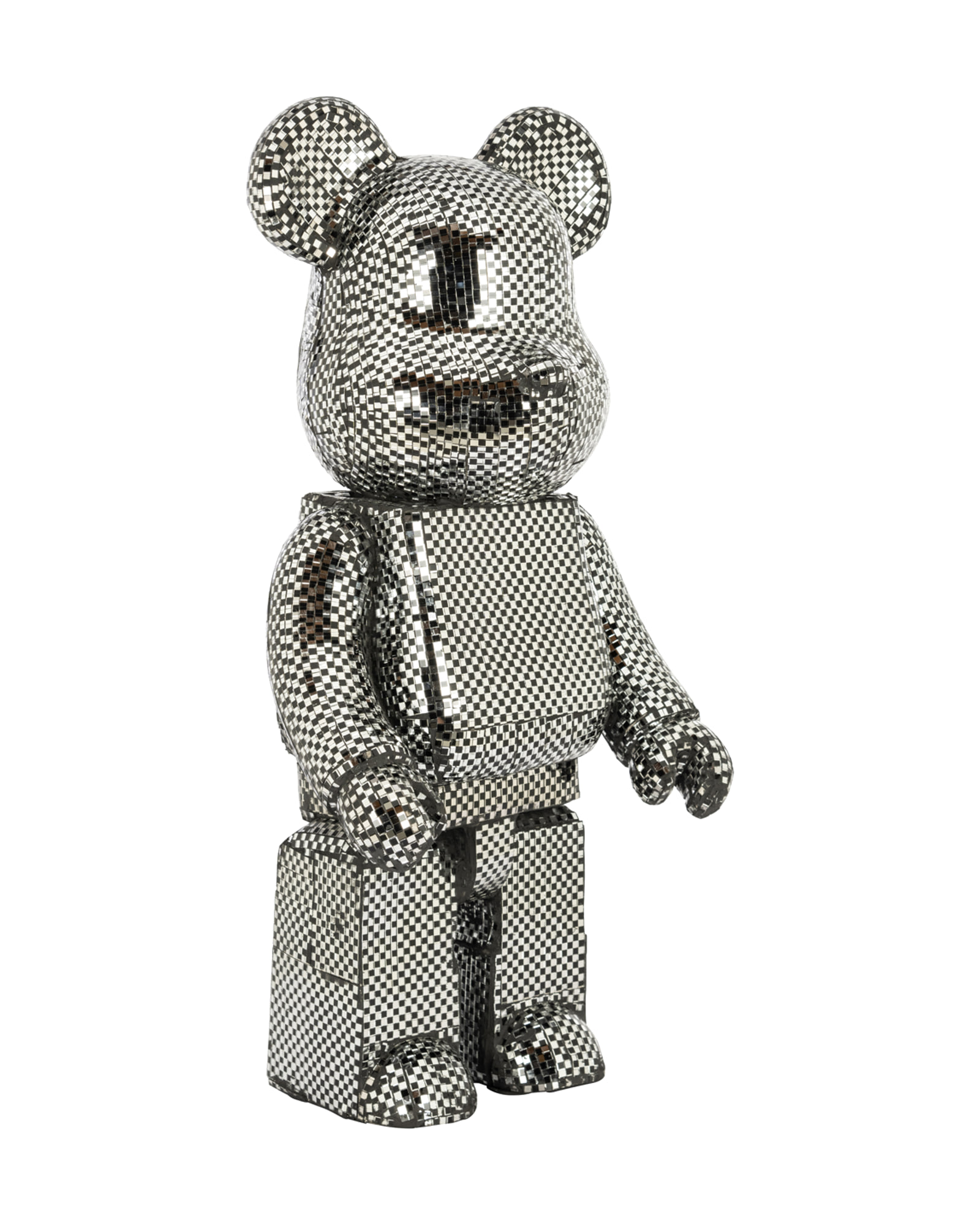 Dekoobjekt Bear, Silberfarben, klein von Richmond Interiors, Produktansicht 2