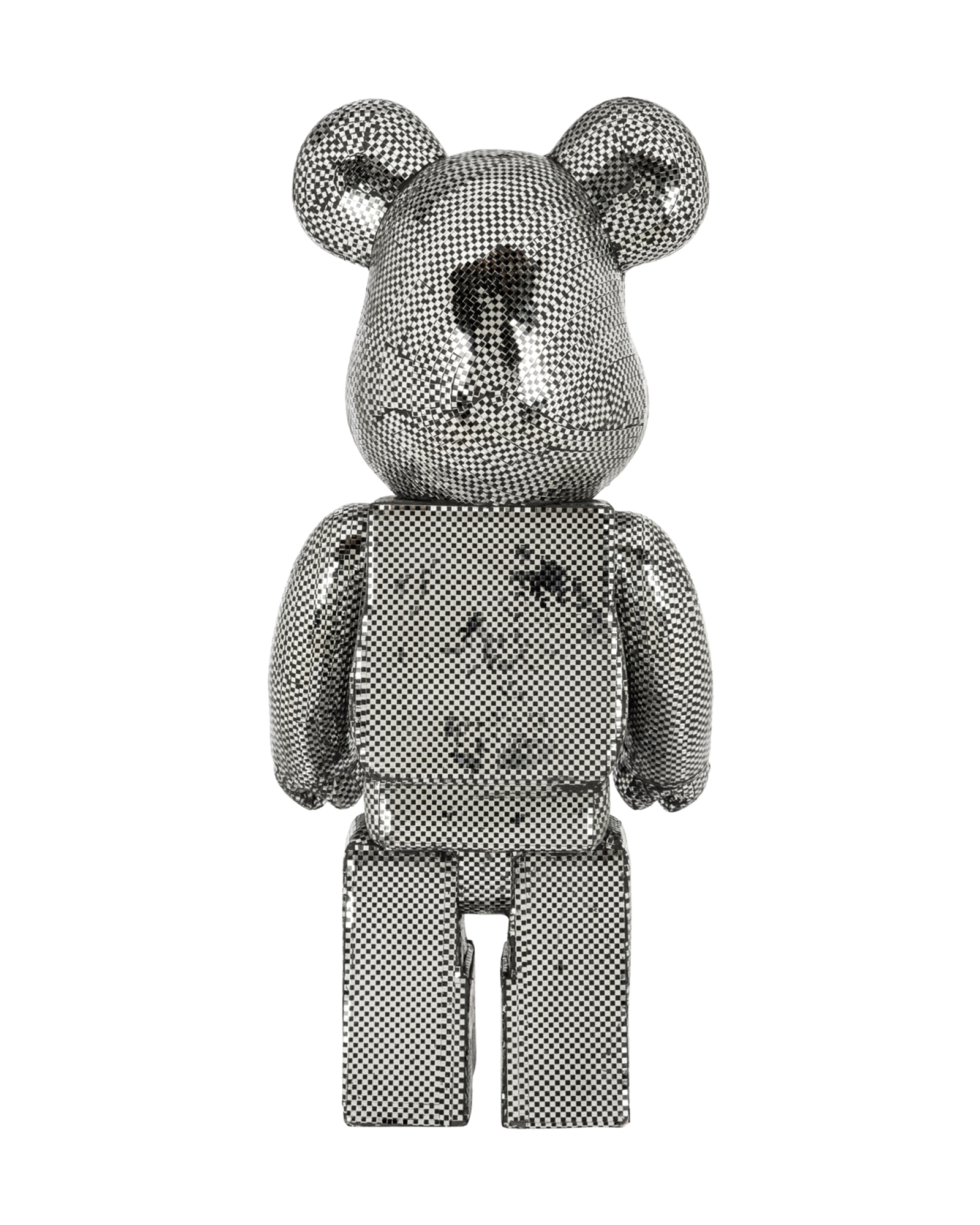 Dekoobjekt Bear, Silberfarben, groß von Richmond Interiors, Produktansicht 4
