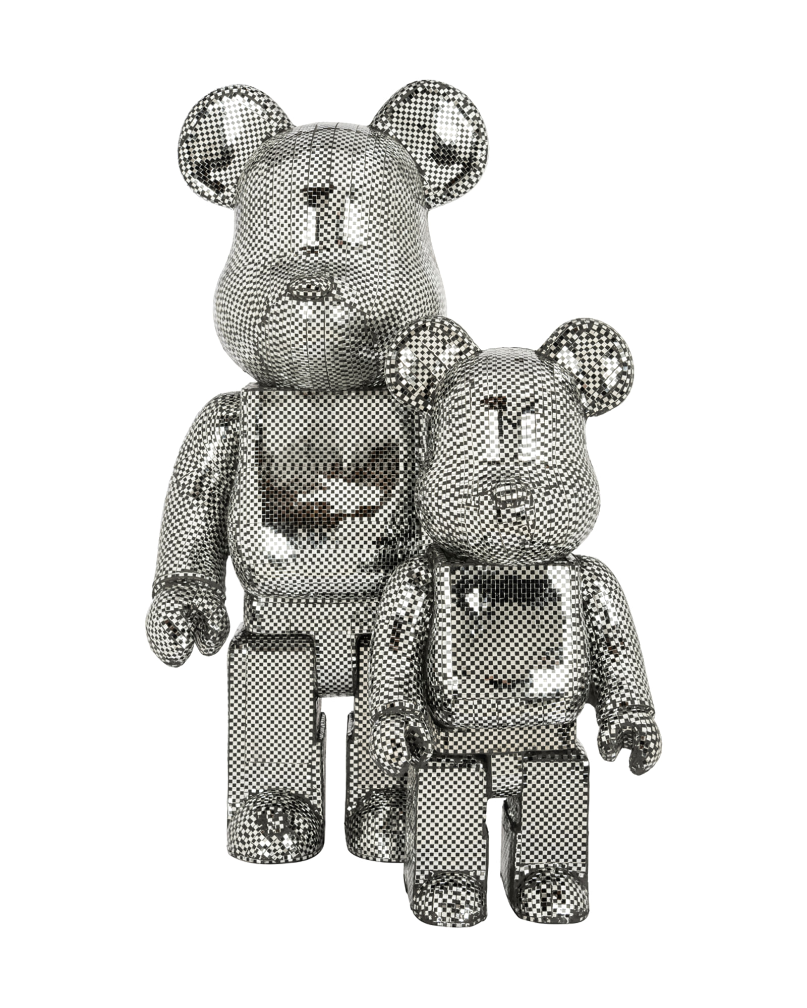 Dekoobjekt Bear, Silberfarben, groß von Richmond Interiors, Produktansicht 5