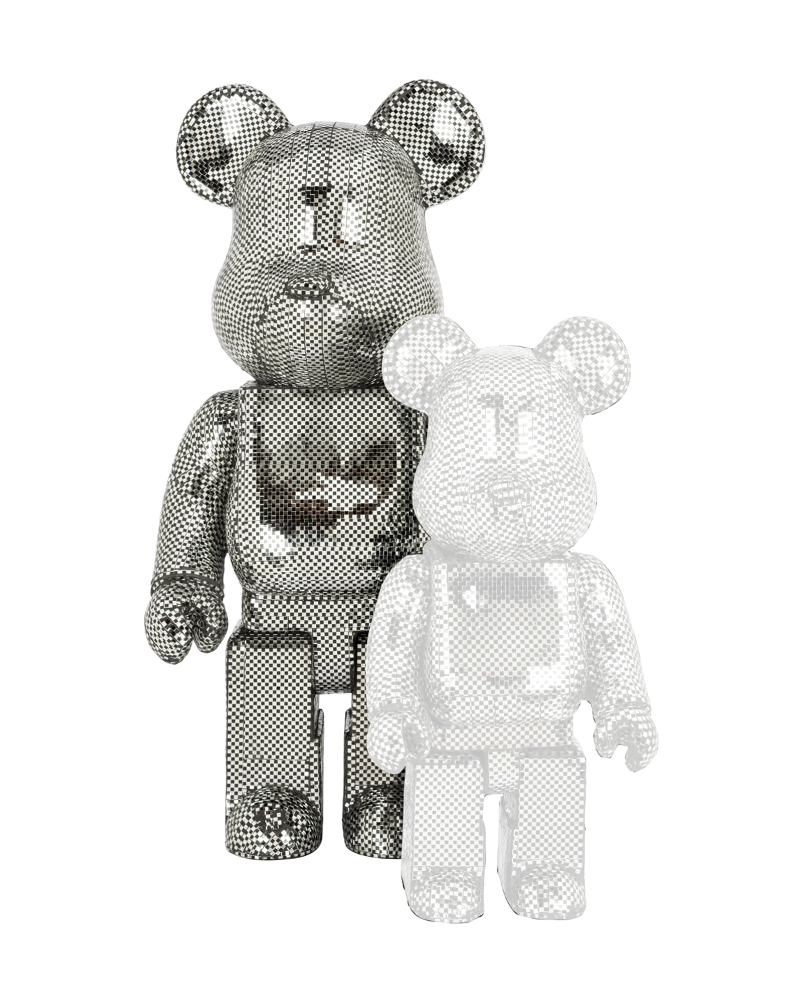 Dekoobjekt Bear, Silberfarben, groß von Richmond Interiors, Produktansicht 6