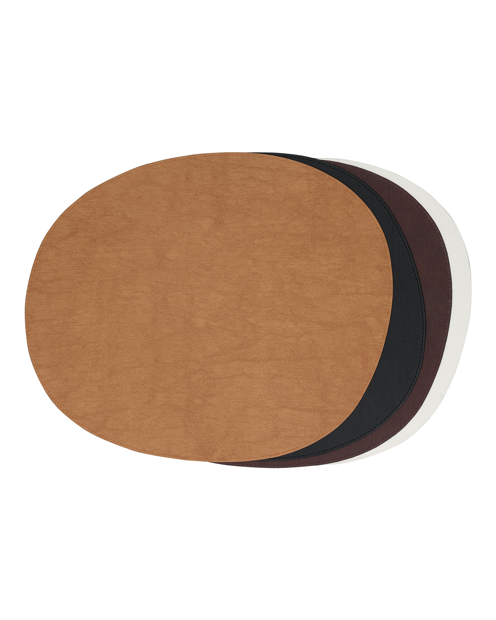 Dinner Platzset, organisch Schwarz, 43,5 × 36,5 cm, Ansicht 2