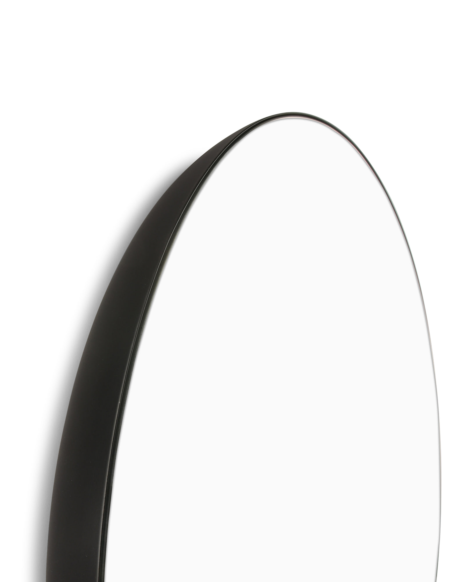 Donna Wandspiegel aus Metall, Schwarz, Ø 61 cm, Ansicht 2