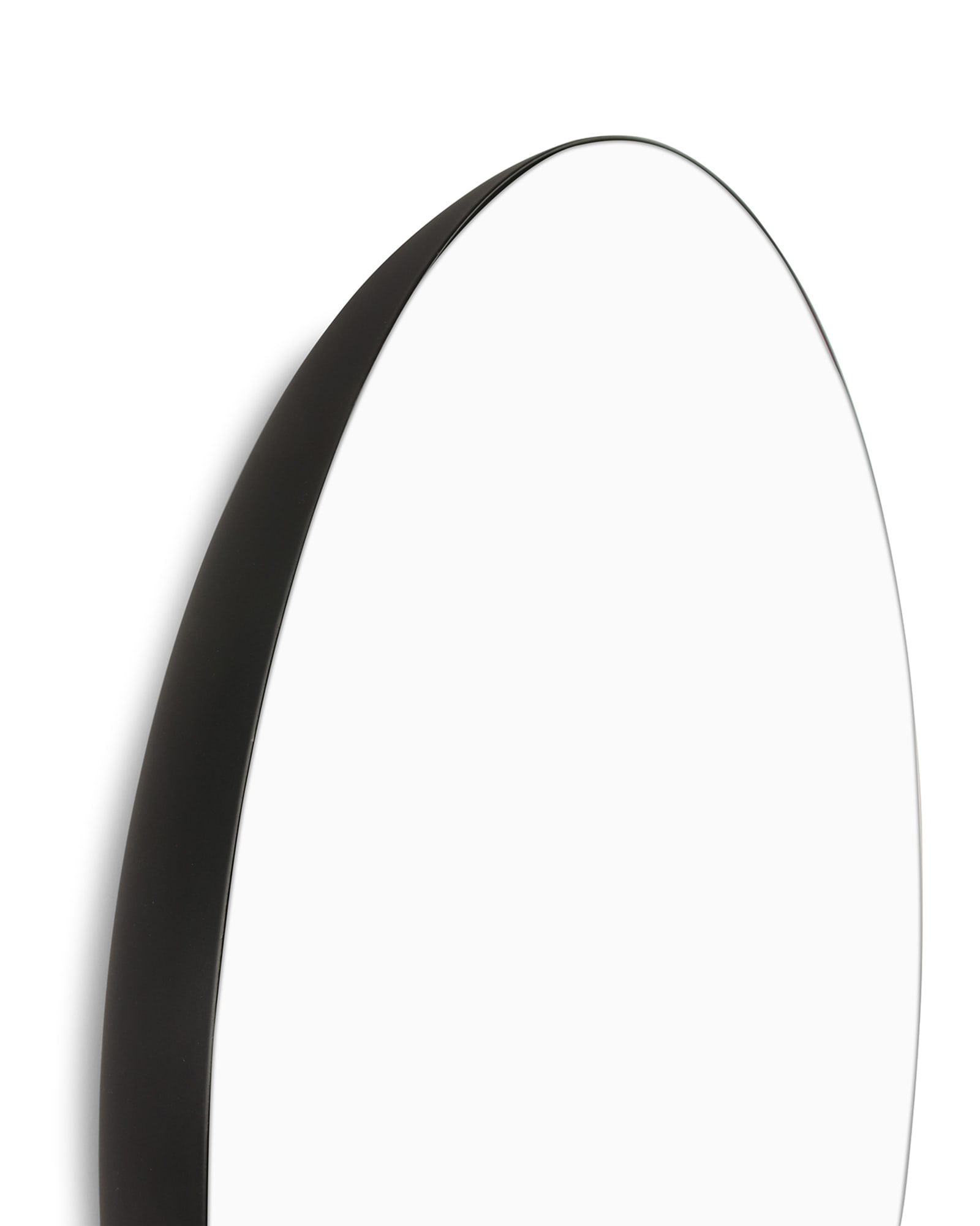 Donna Wandspiegel aus Metall, Schwarz, Ø 76 cm, Ansicht 2