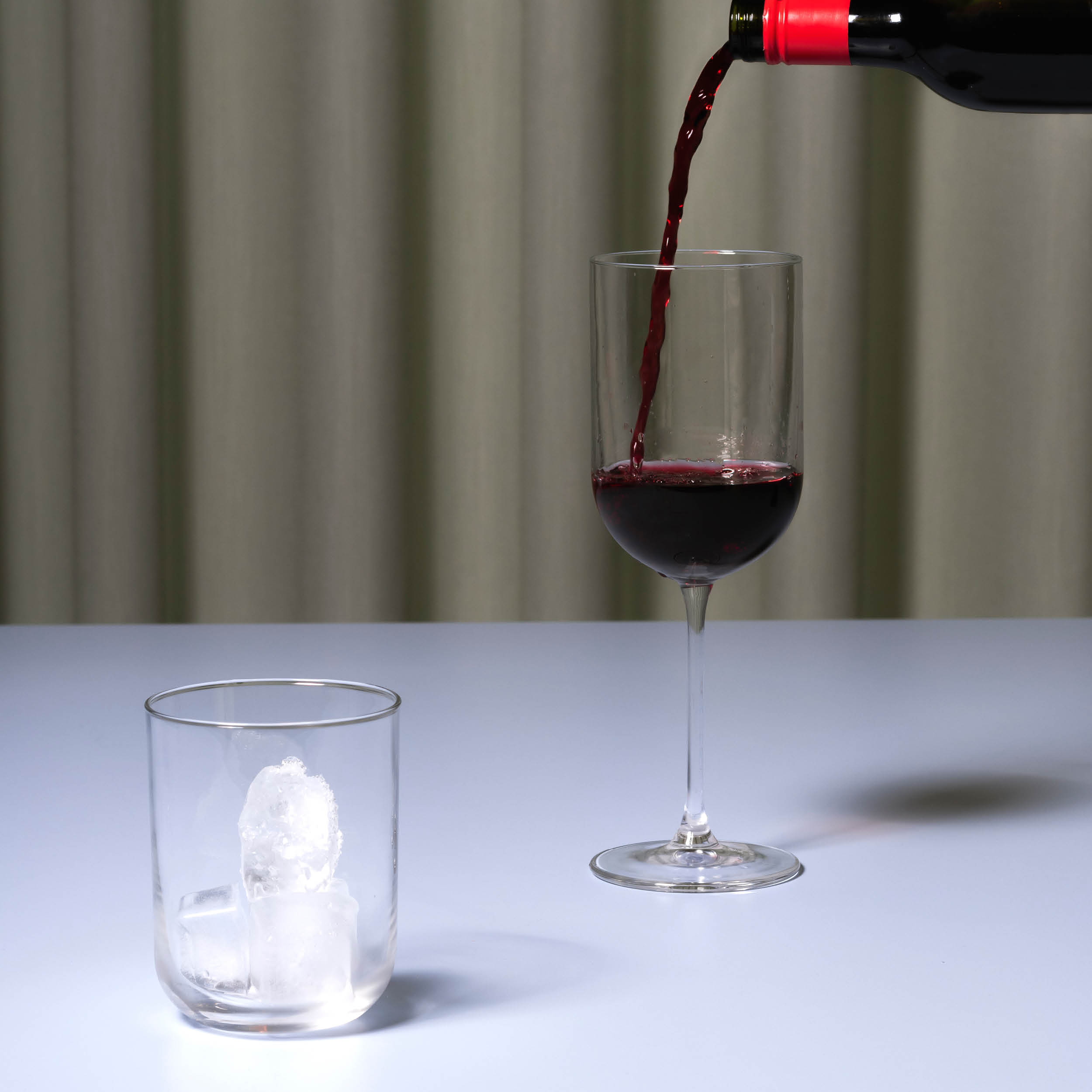 Duet Weinglas mit strukturierter Oberfläche, 400 ml, Ansicht 3