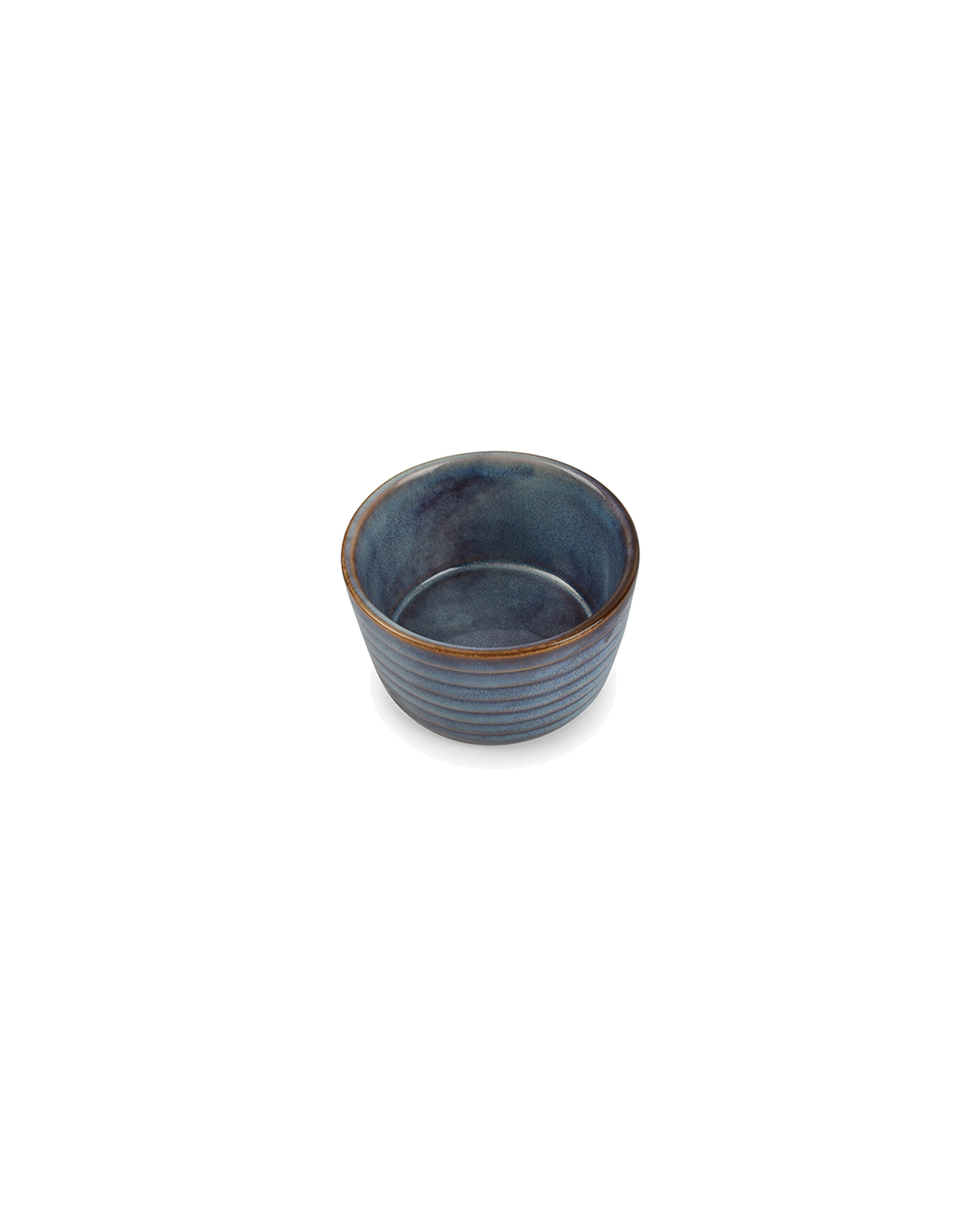 Duna Auflaufform aus Steinzeug, Blau, Ø 10 cm, H 6 cm, Ansicht 2