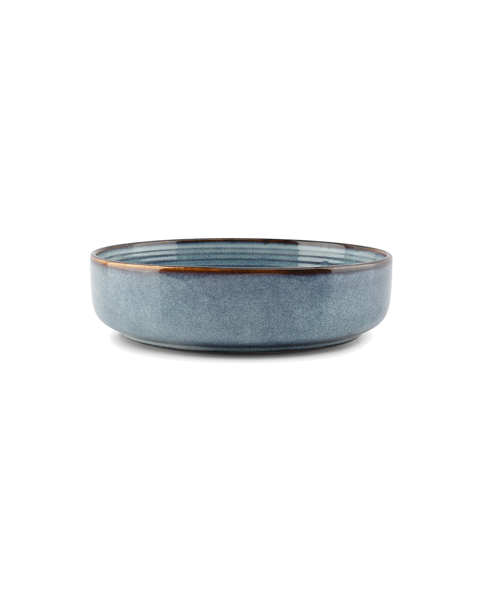 Duna Suppenteller aus Steinzeug, Blau, Ø 22 cm, H 6 cm, Ansicht 1