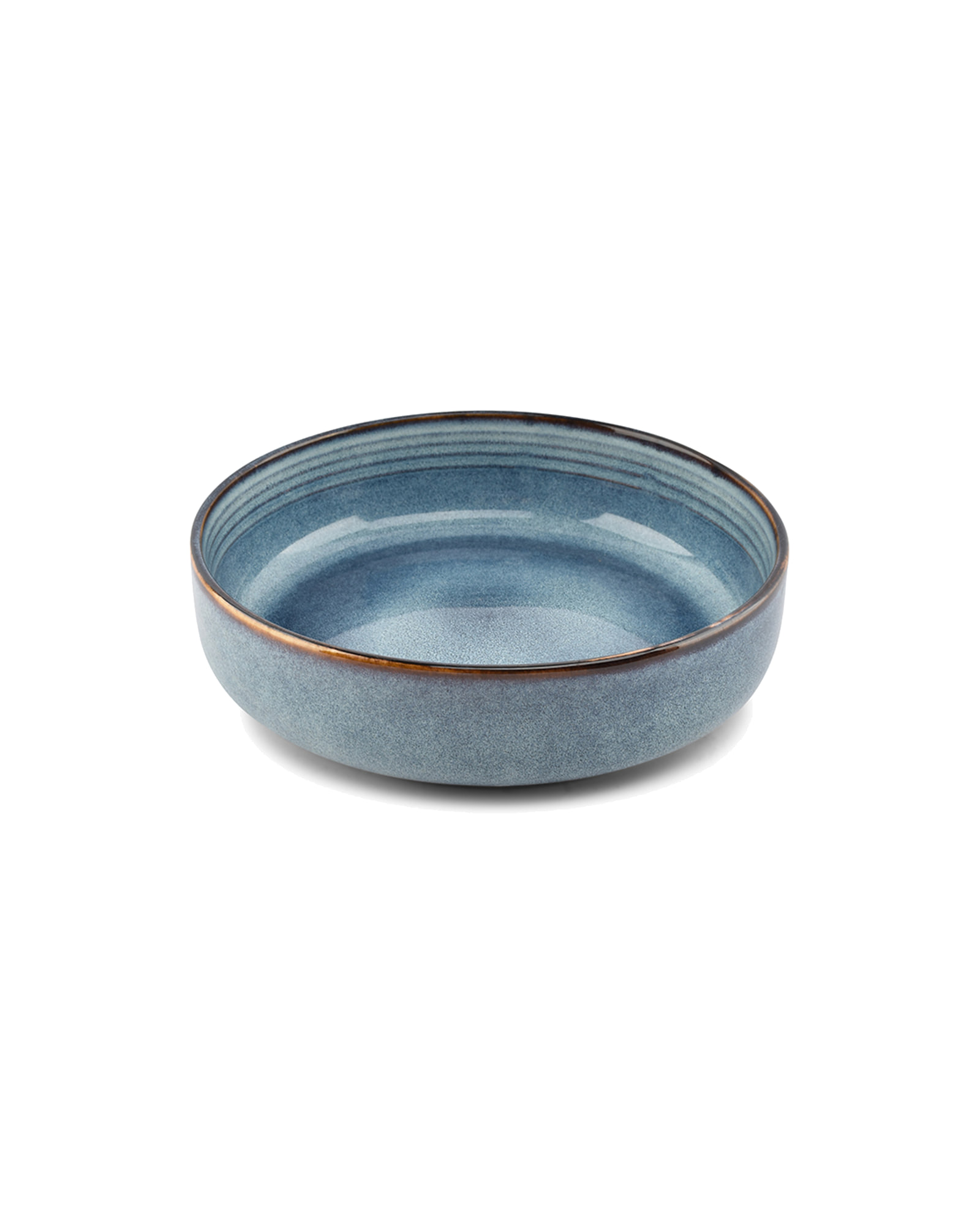 Duna Suppenteller aus Steinzeug, Blau, Ø 22 cm, H 6 cm, Ansicht 2