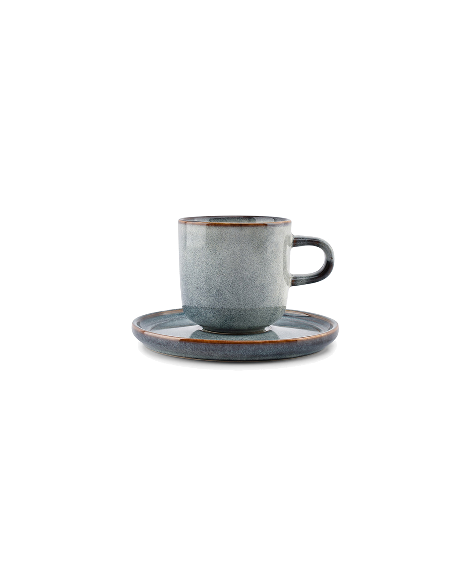 Duna Tasse aus Steinzeug, Blau, 220 ml, Ansicht 2