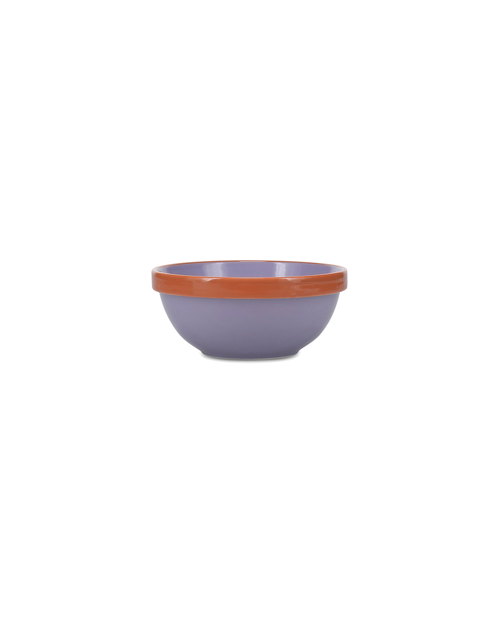 Duo Schale aus Steinzeug, Lila/Orange, Ø 15,5 cm, H 6,5 cm, Ansicht 1