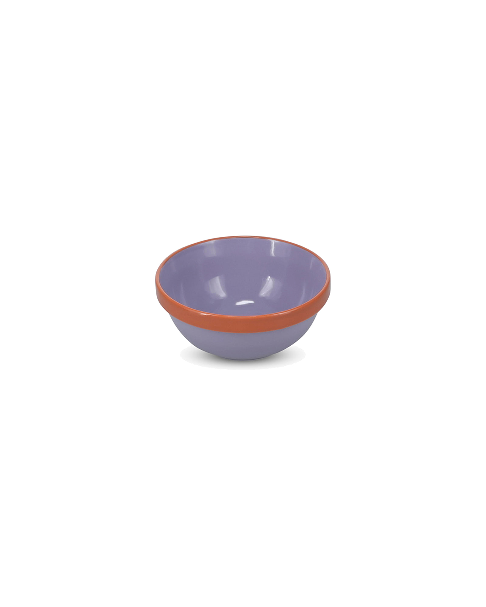 Duo Schale aus Steinzeug, Lila/Orange, Ø 15,5 cm, H 6,5 cm, Ansicht 2