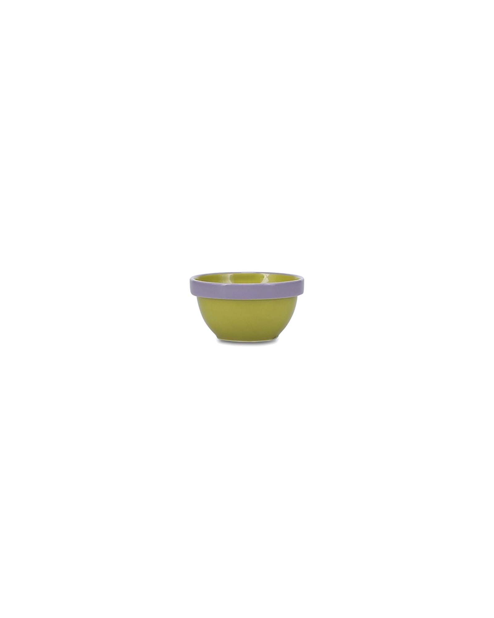 Duo Schale aus Steinzeug, Grün/Lila, Ø 9 cm, H 5 cm, Ansicht 1