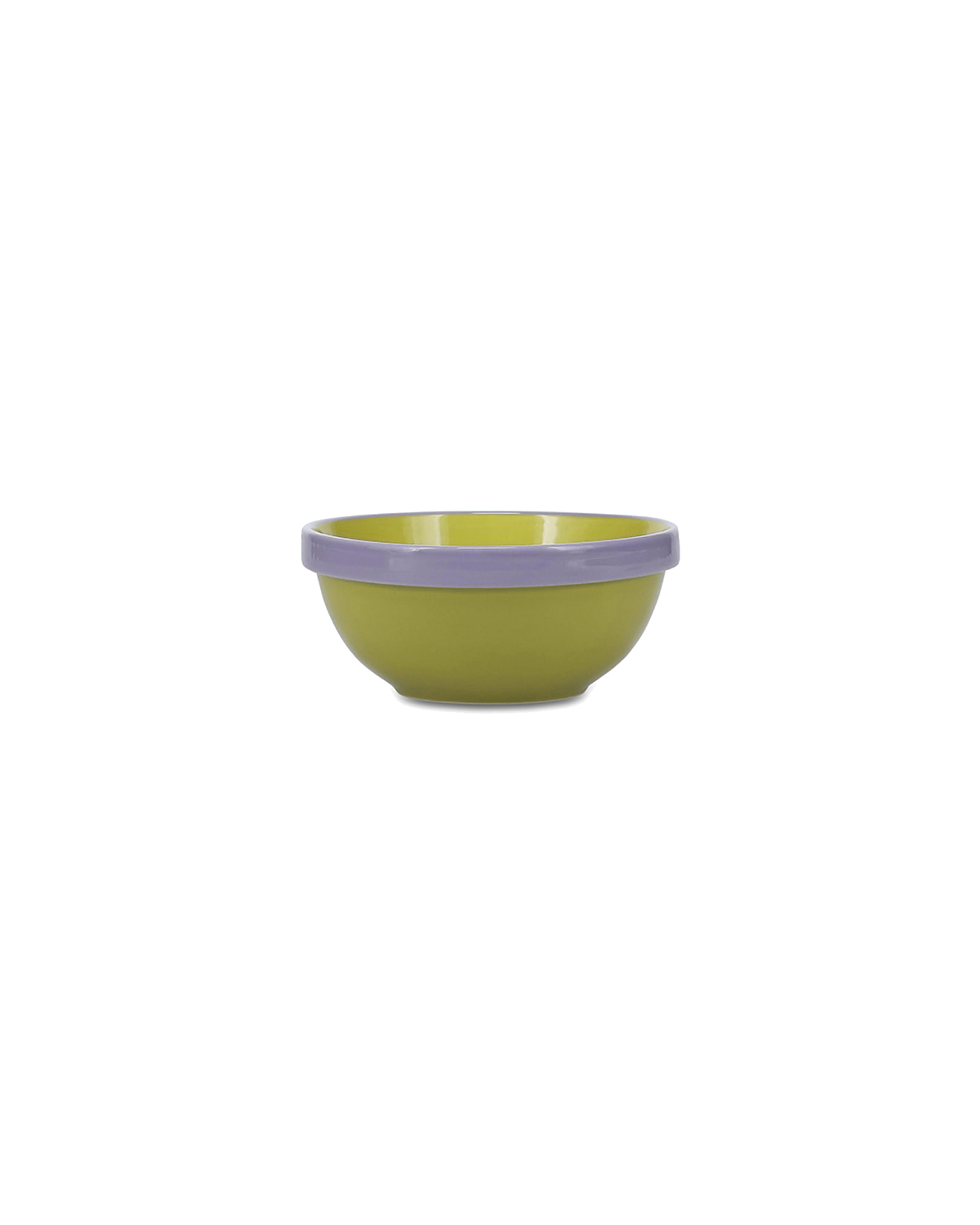 Duo Schale aus Steinzeug, Grün/Lila, Ø 15,5 cm, H 6,5 cm, Ansicht 1