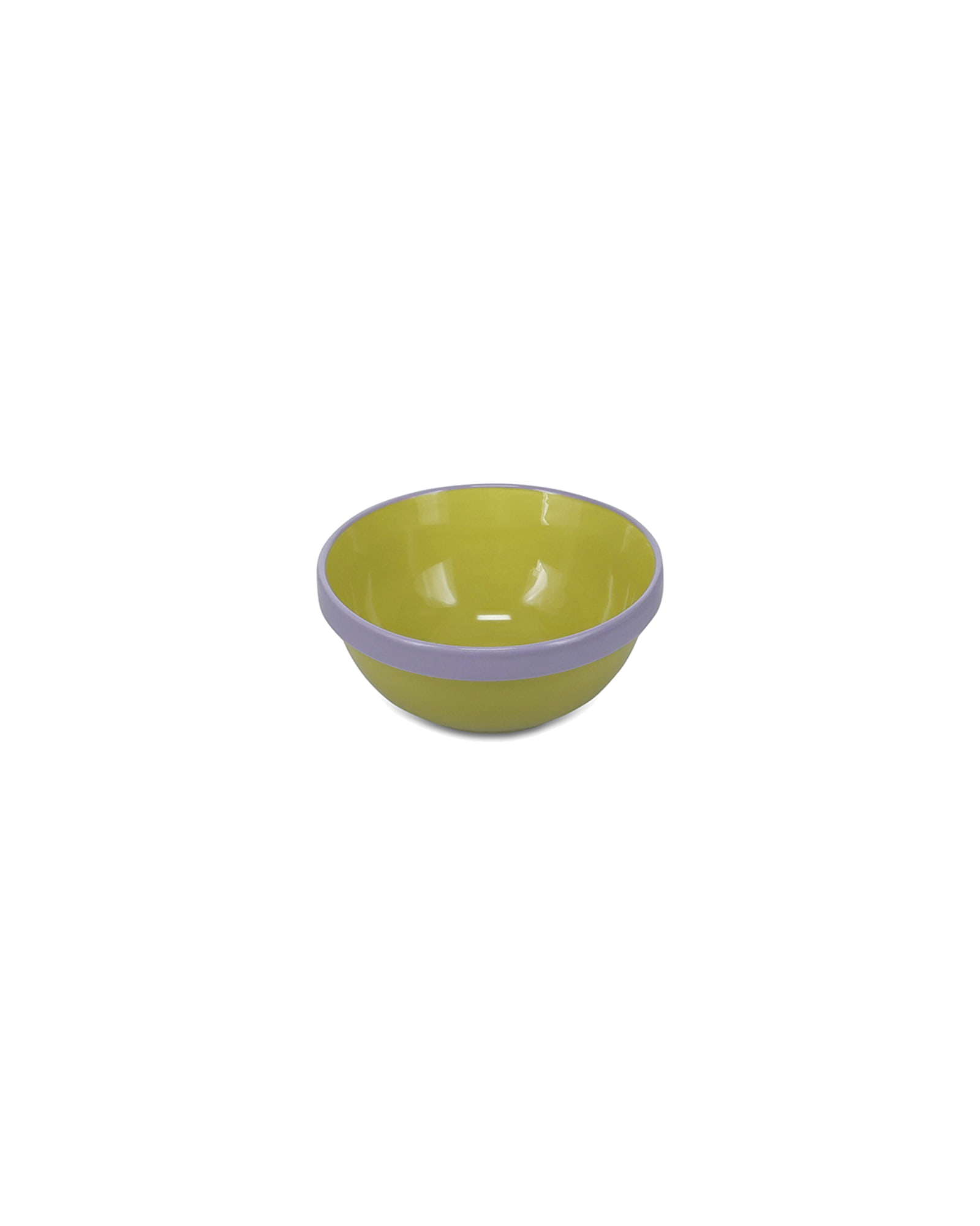 Duo Schale aus Steinzeug, Grün/Lila, Ø 15,5 cm, H 6,5 cm, Ansicht 2