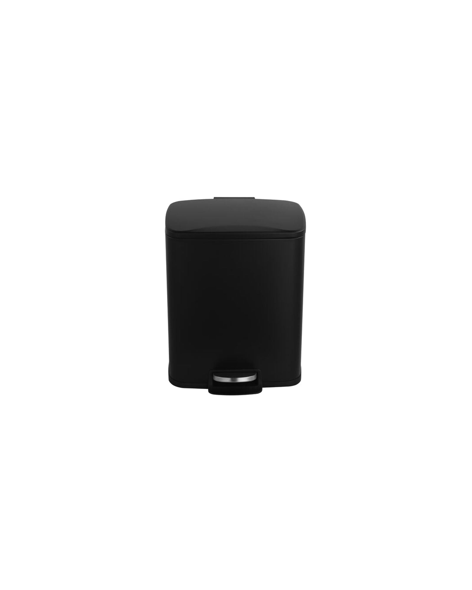Dust Treteimer aus Metall, Schwarz, 20 l, 33,5 × 32 cm, H 42 cm, Ansicht 1