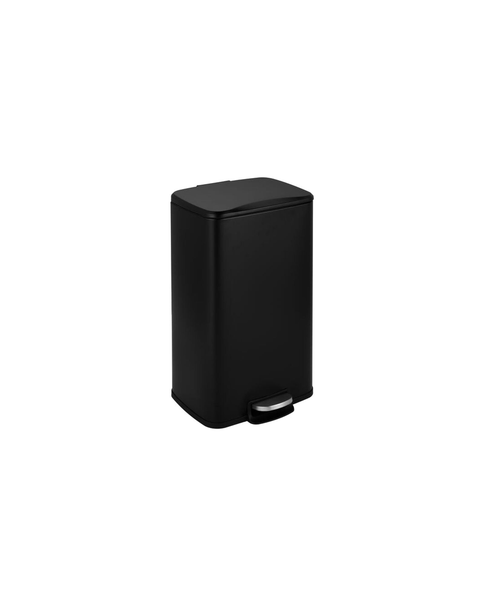 Dust Treteimer aus Metall, Schwarz, 30 l, 34 × 32 cm, H 61 cm, Ansicht 2
