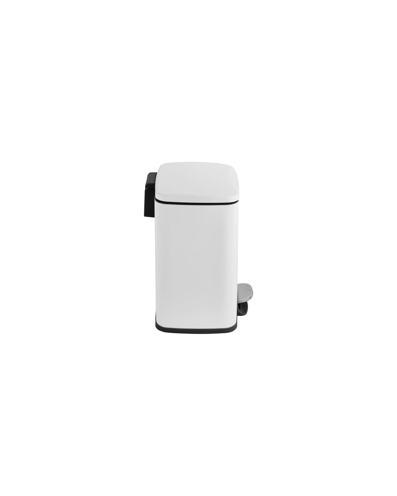 Dust Treteimer aus Metall, Weiß, 20 l, 33,5 × 32 cm, H 42 cm, Ansicht 3
