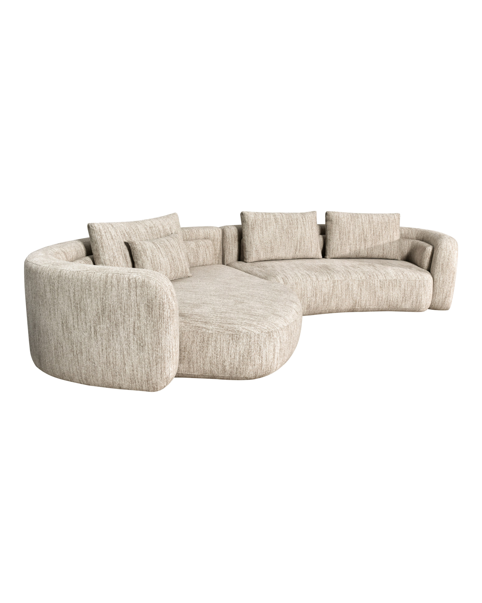 Ecksofa Angusto, Natural softweave, links von Richmond Interiors, Produktansicht 3