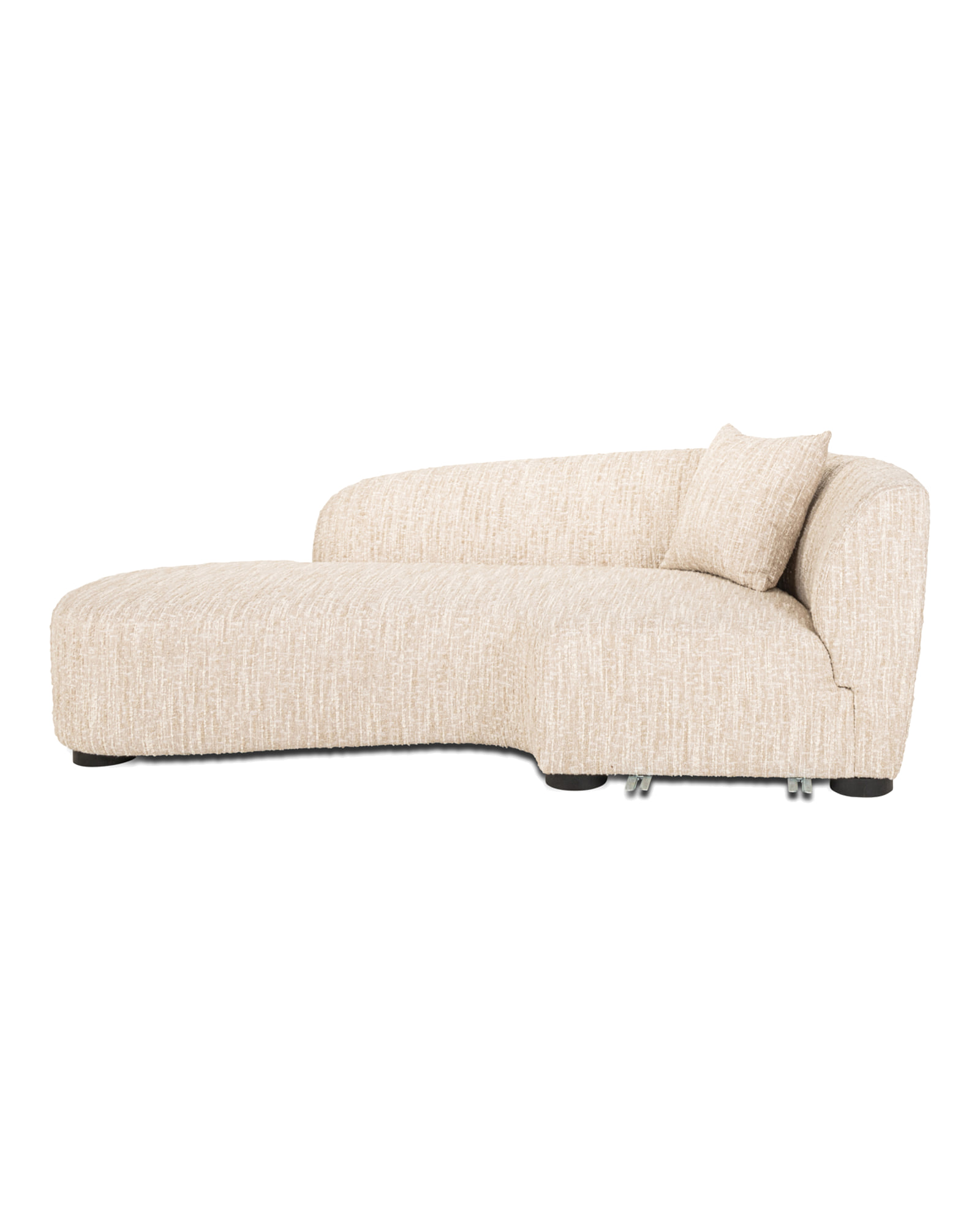 Ecksofa Pandora, Beige angora, links von Richmond Interiors, Produktansicht 6