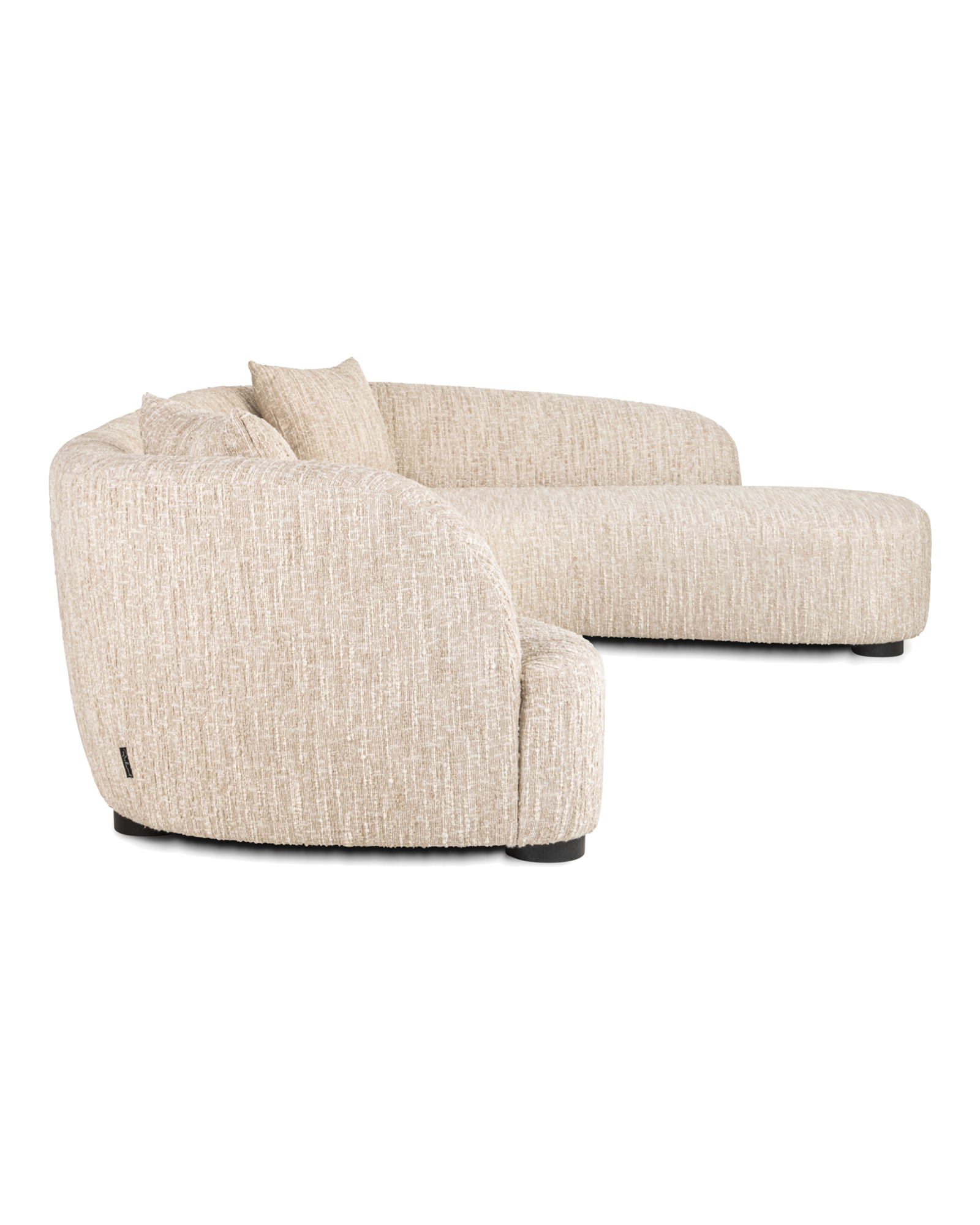 Ecksofa Pandora, Beige angora, rechts von Richmond Interiors, Produktansicht 4