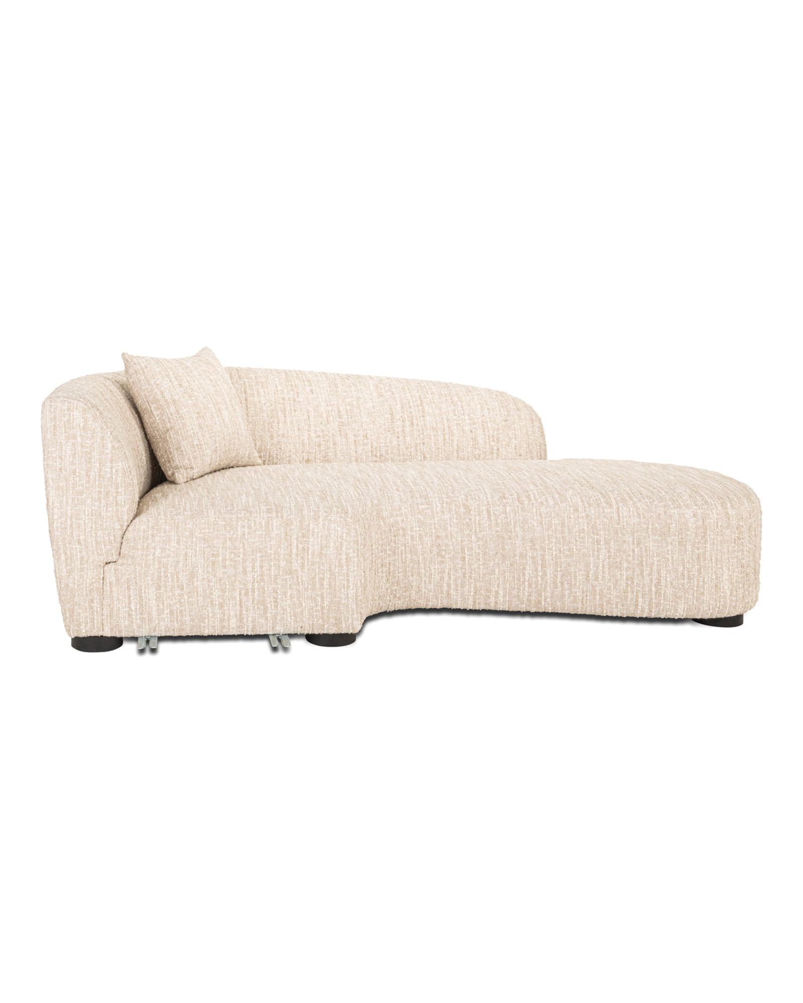 Ecksofa Pandora, Beige angora, rechts von Richmond Interiors, Produktansicht 6