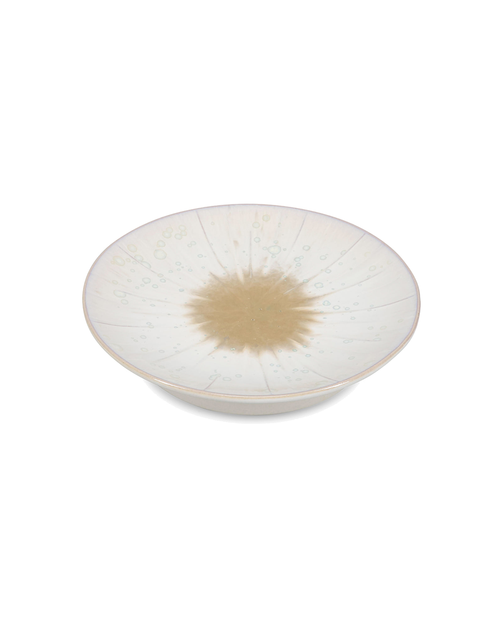 Eclipse Teller aus Steinzeug, Weiß, Ø 18 cm, H 3,5 cm, Ansicht 2
