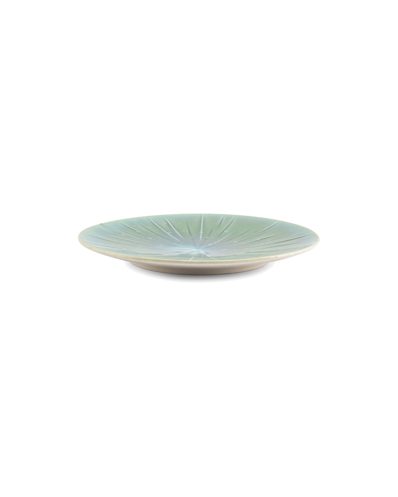 Eclipse Teller aus Steinzeug, Türkis, Ø 21 cm, Ansicht 2