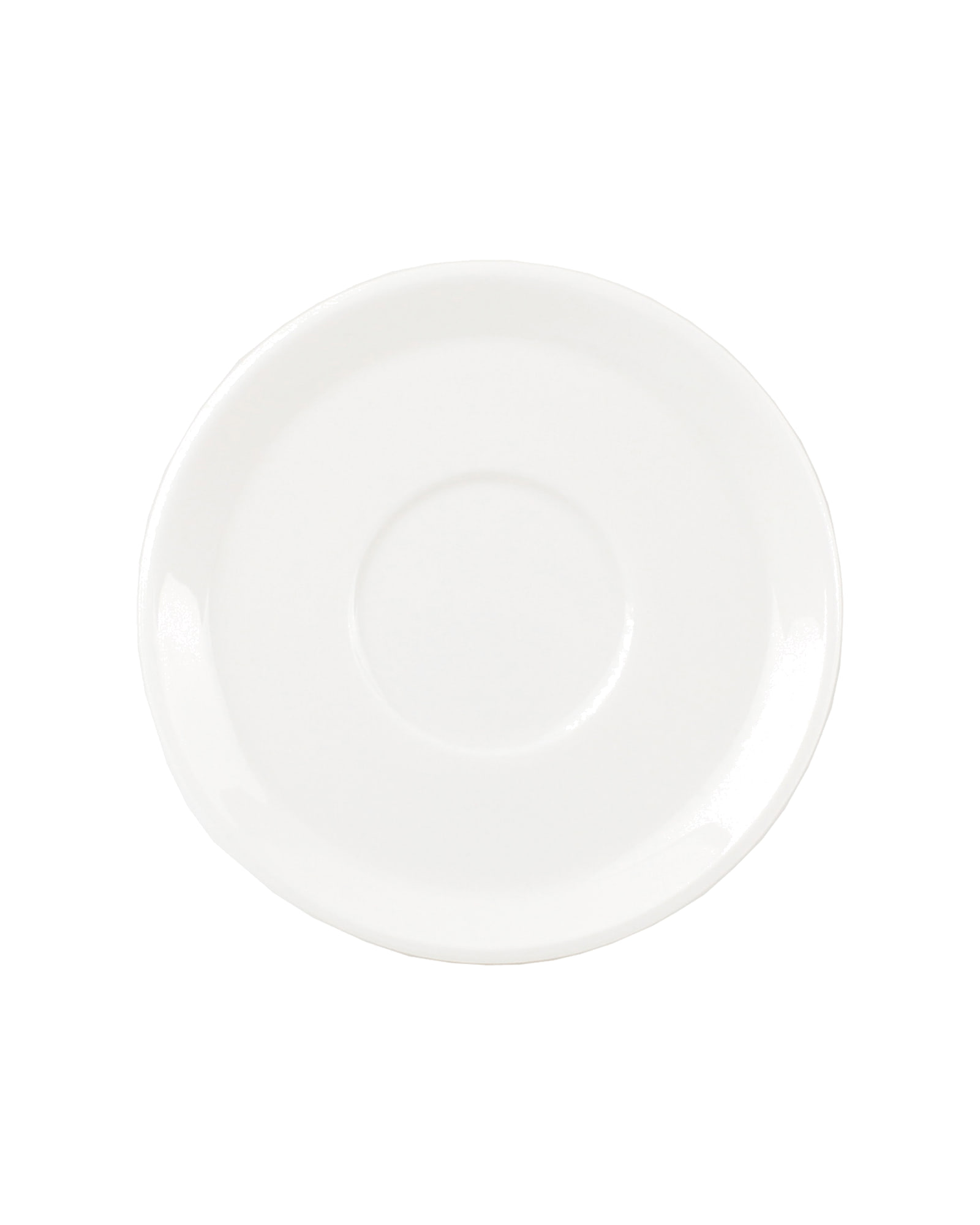 Eon Mokka-Untertasse aus Porzellan, Weiß, Ø 9 cm