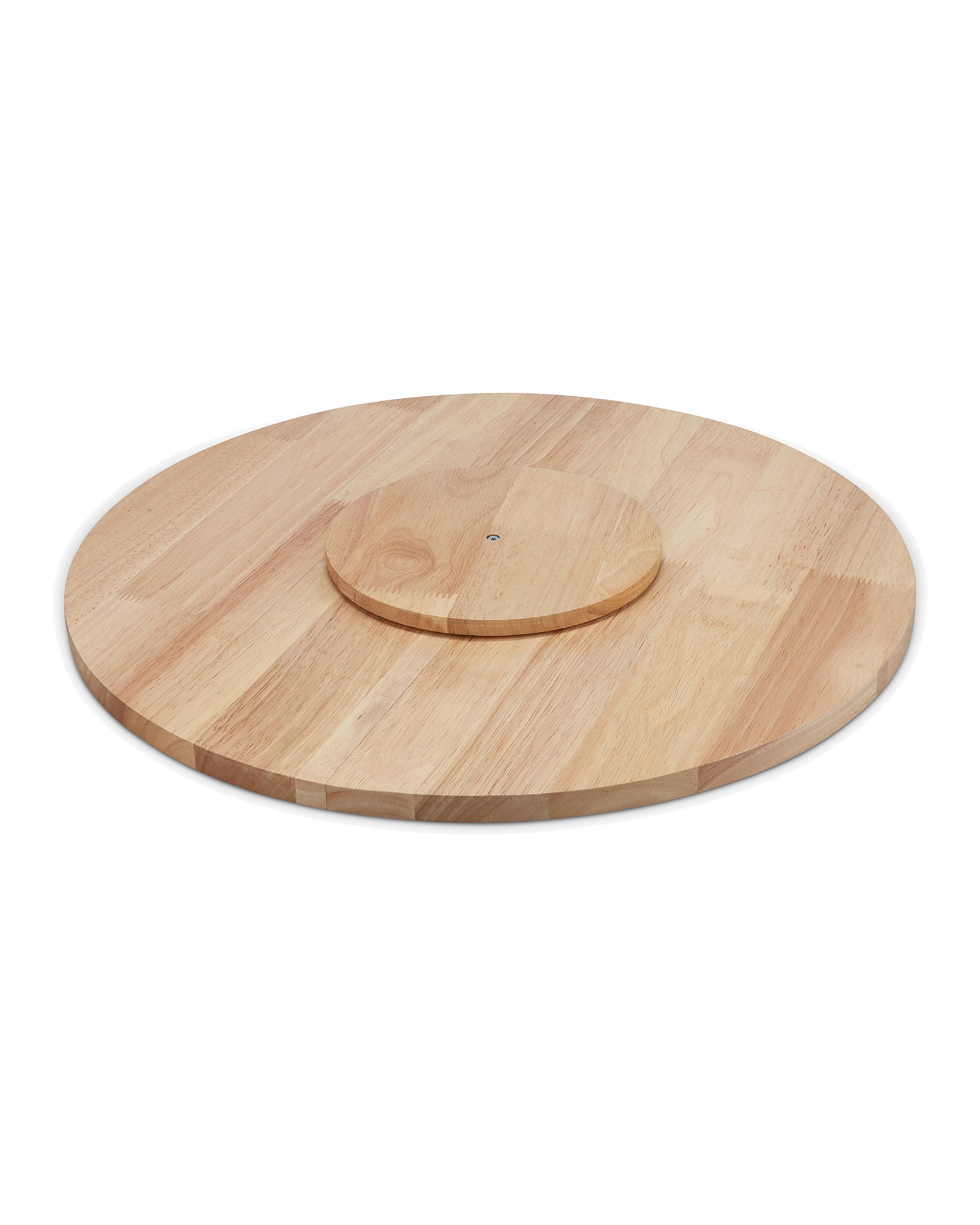 Essenza Drehteller aus Kautschukholz, Holz, Ø 45 cm, H 2,5 cm, Ansicht 3