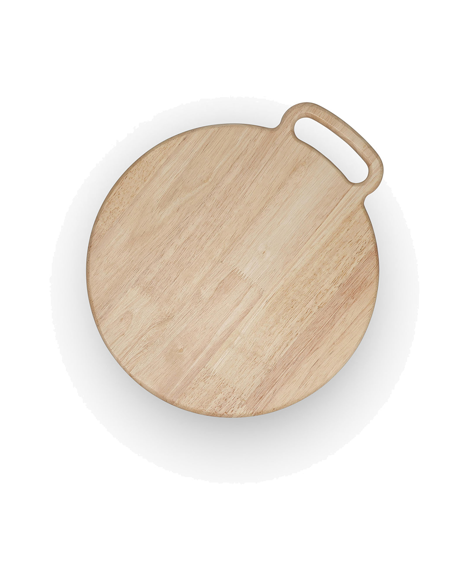 Essenza Servierbrett aus Kautschukholz, mit Griff Holz, Ø 30 cm, H 1,5 cm, Ansicht 1