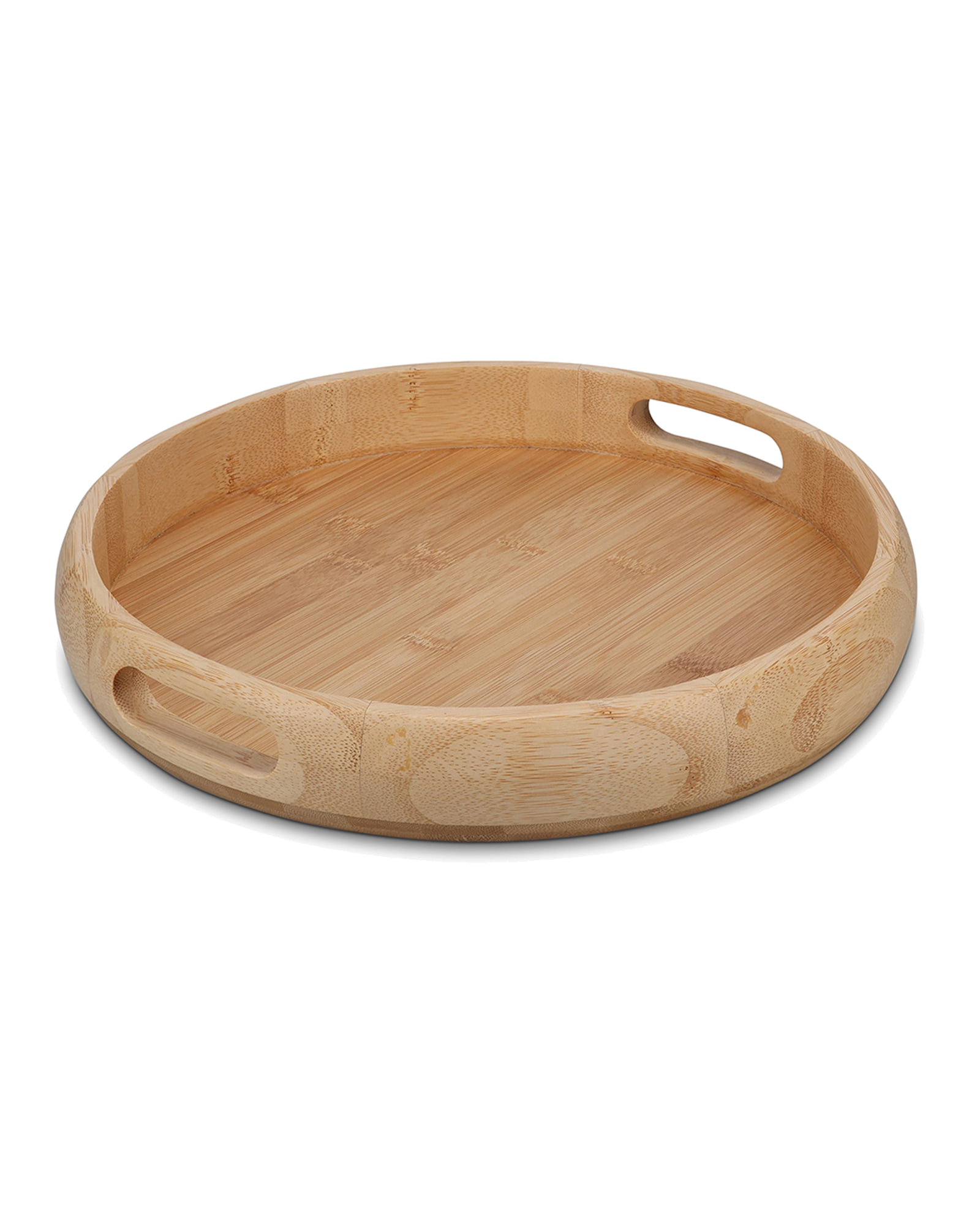 Essenza Servierschale aus Kautschukholz, Holz, Ø 32 cm, H 5 cm, Ansicht 1
