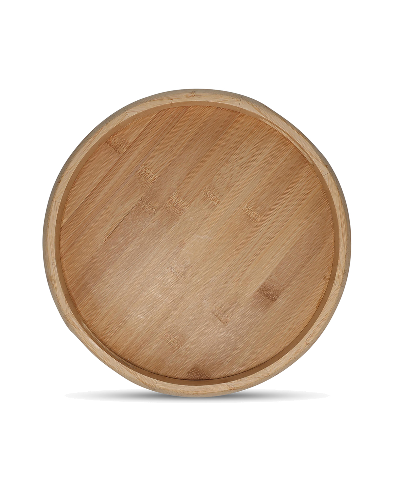 Essenza Servierschale aus Kautschukholz, Holz, Ø 32 cm, H 5 cm, Ansicht 3
