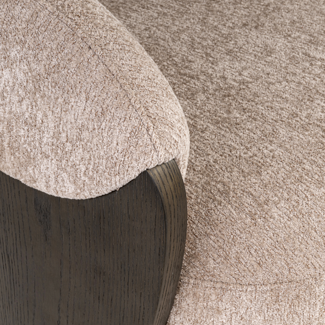 Esszimmerstuhl Pollux, Be easy sand, drehbar von Richmond Interiors, Produktansicht 8