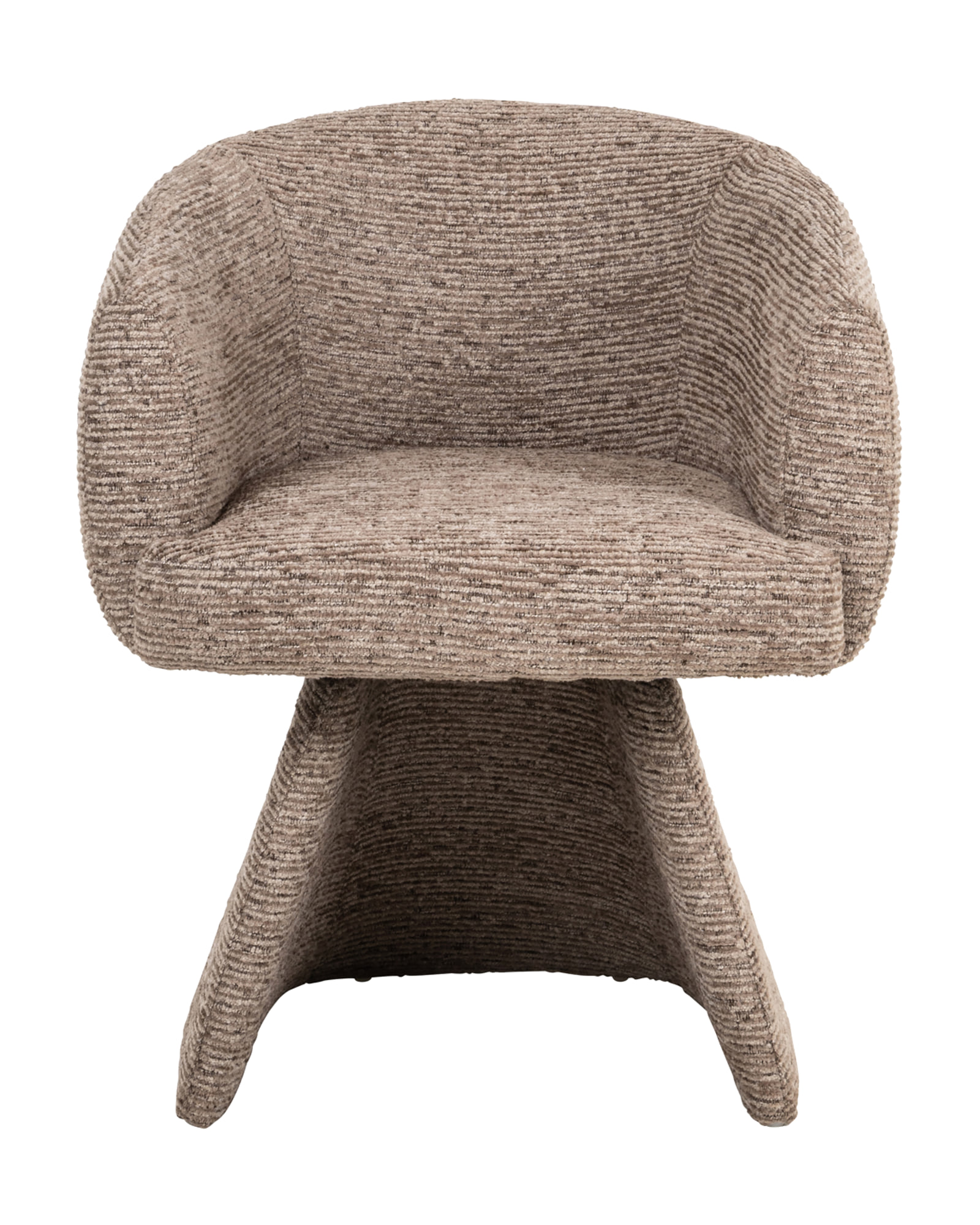 Esszimmerstuhl Quiriro, Mocca linear, drehbar von Richmond Interiors
