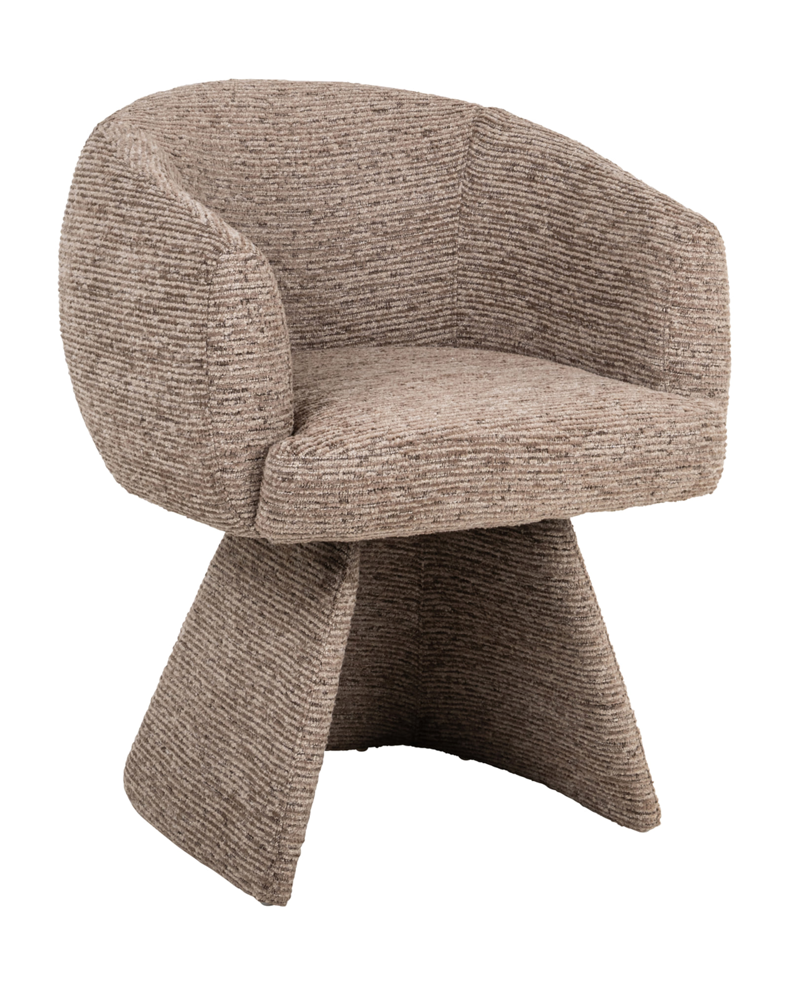 Esszimmerstuhl Quiriro, Mocca linear, drehbar von Richmond Interiors, Produktansicht 3