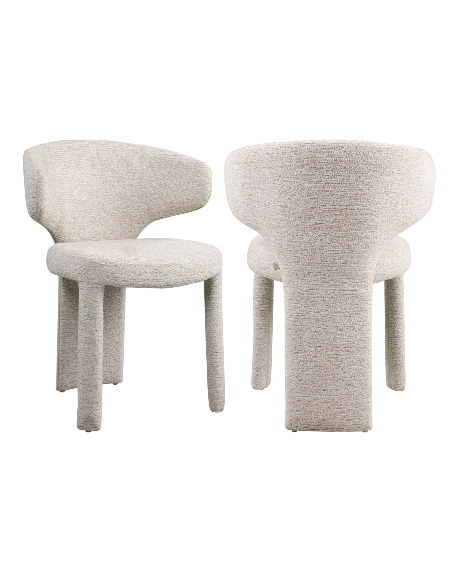 Esszimmerstuhl Viola, Natural linear von Richmond Interiors, Produktansicht 3