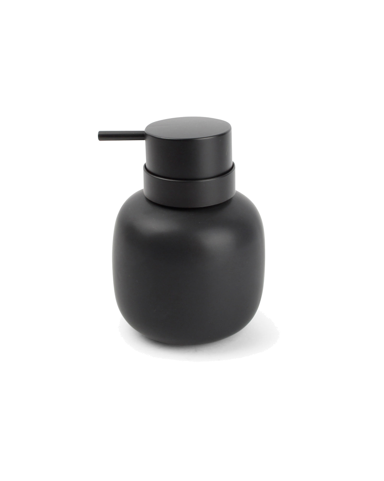Fain Seifenspender aus Porzellan, Schwarz, 440 ml