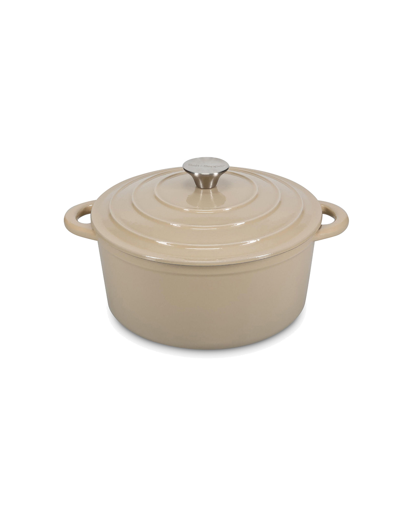 Ferno Kochtopf aus Gusseisen, Gusseisen Beige, Ø 26 cm, Ansicht 2