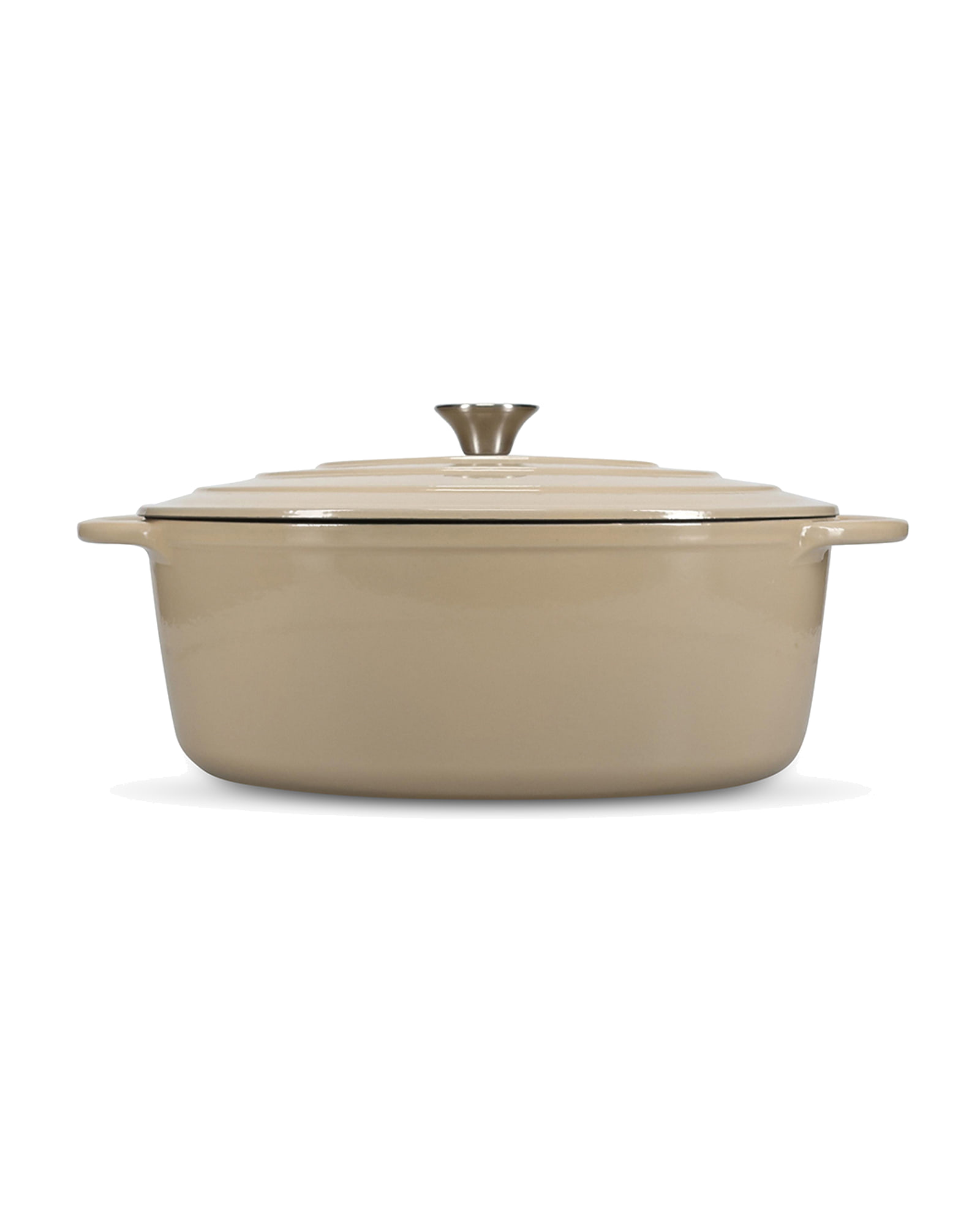 Ferno Kochtopf aus Gusseisen, Gusseisen Beige, 41 × 26 cm, Ansicht 1