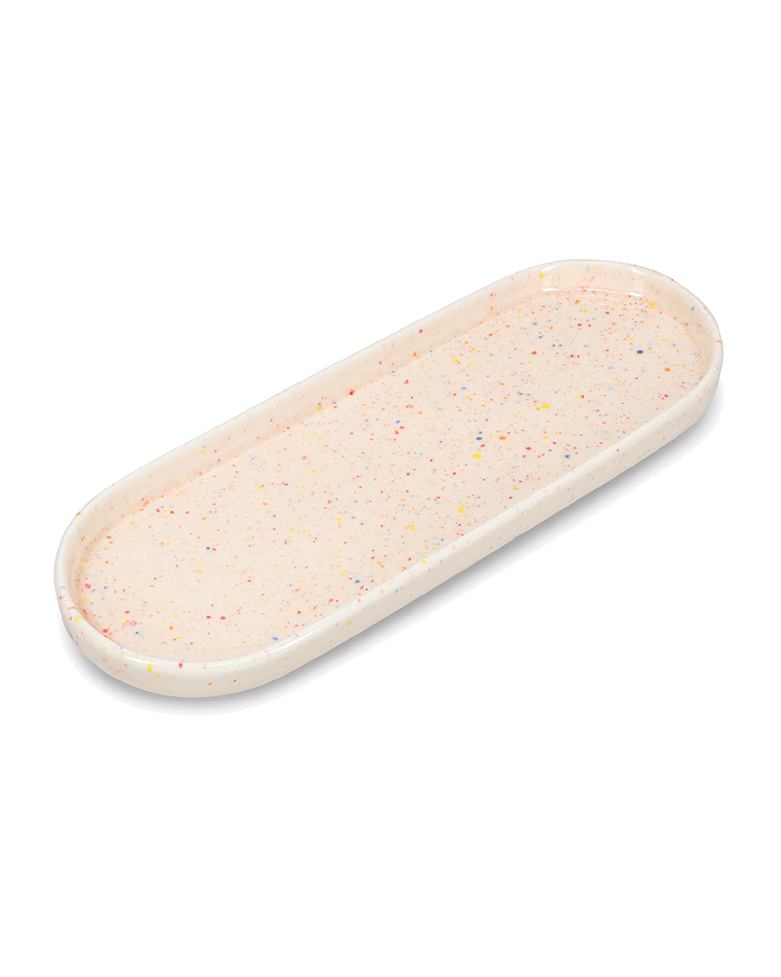 Fika Servierschale aus Porzellan, Beige, 28,5 × 10 cm, Ansicht 1