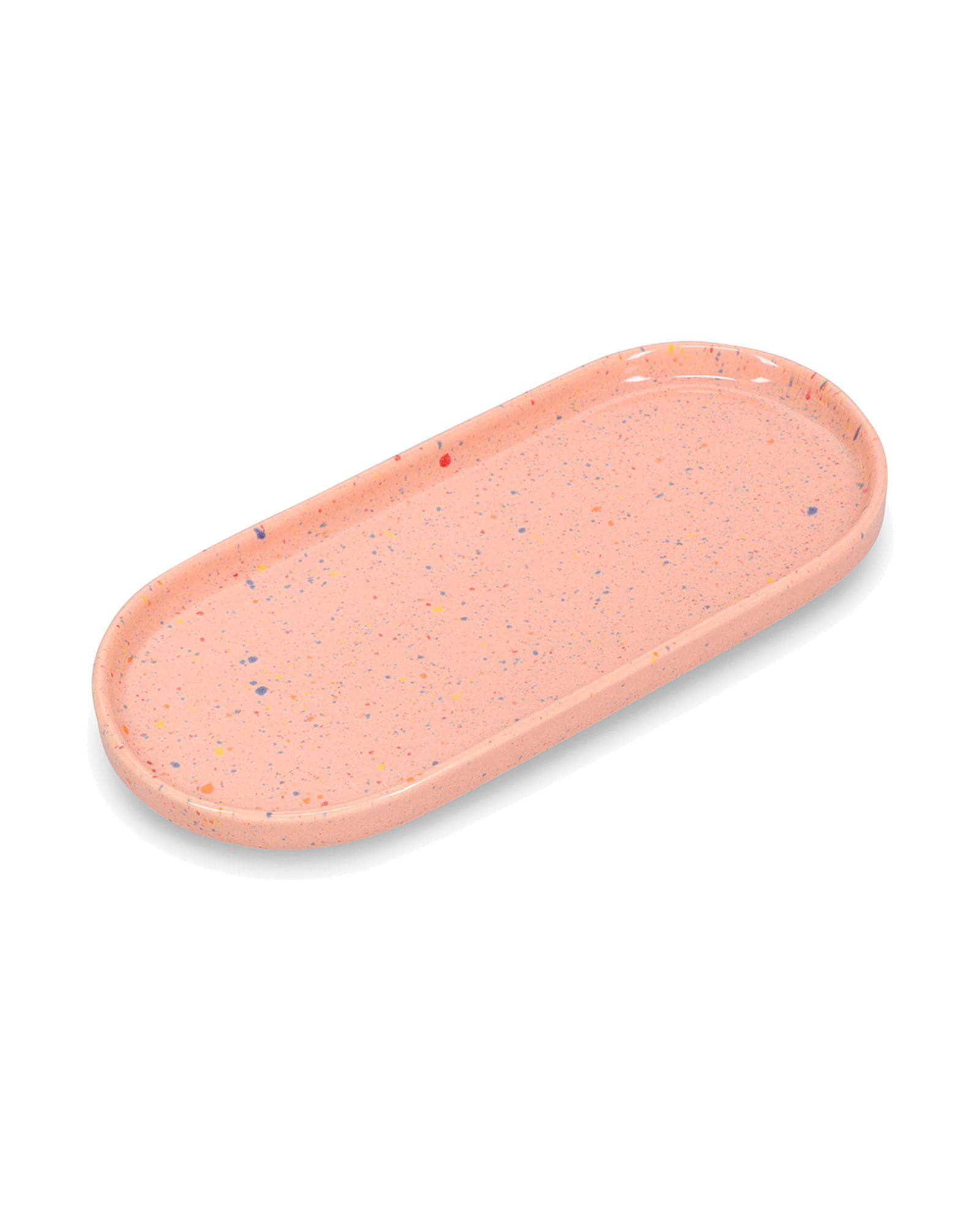 Fika Servierschale aus Porzellan, Rosa, 28,5 × 10 cm, Ansicht 1