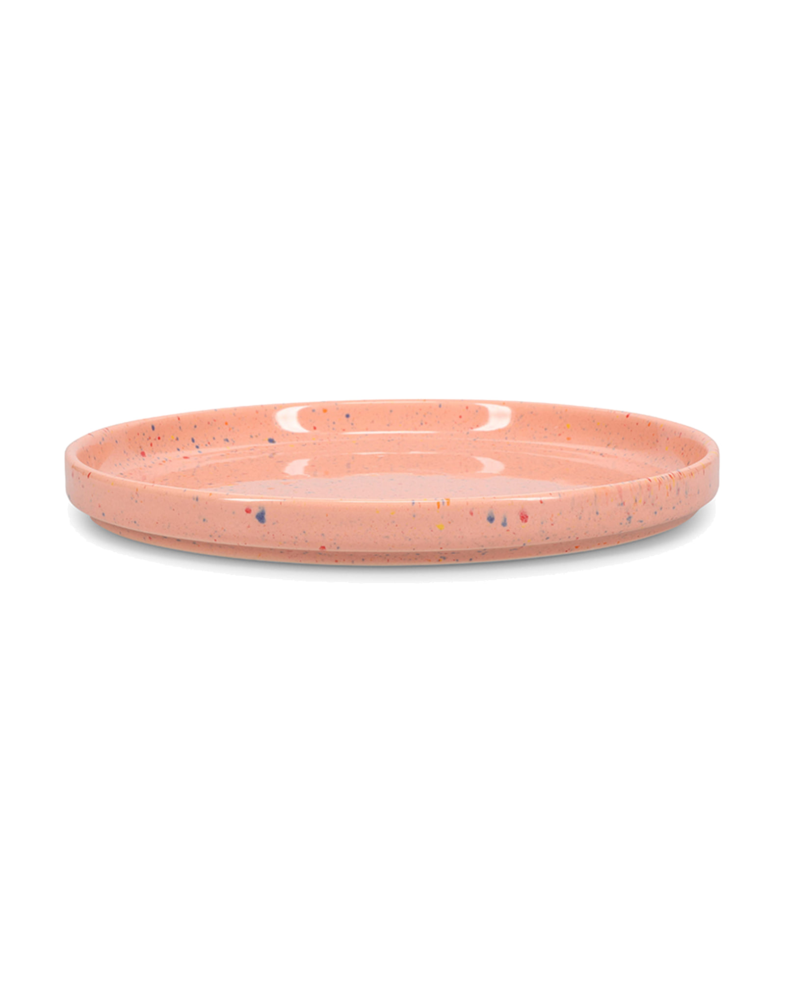 Fika Teller aus Porzellan, Rosa, Ø 20,5 cm, Ansicht 2