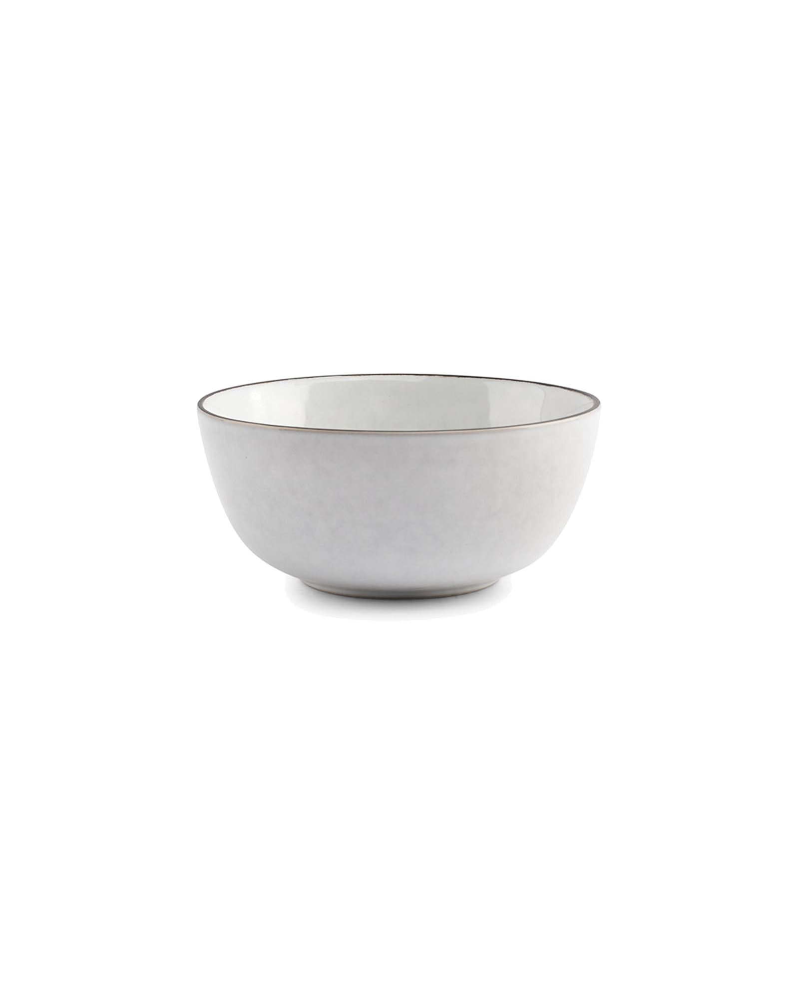 Fina Schale aus Steinzeug, Weiß, Ø 14 cm, H 6,5 cm, Ansicht 1