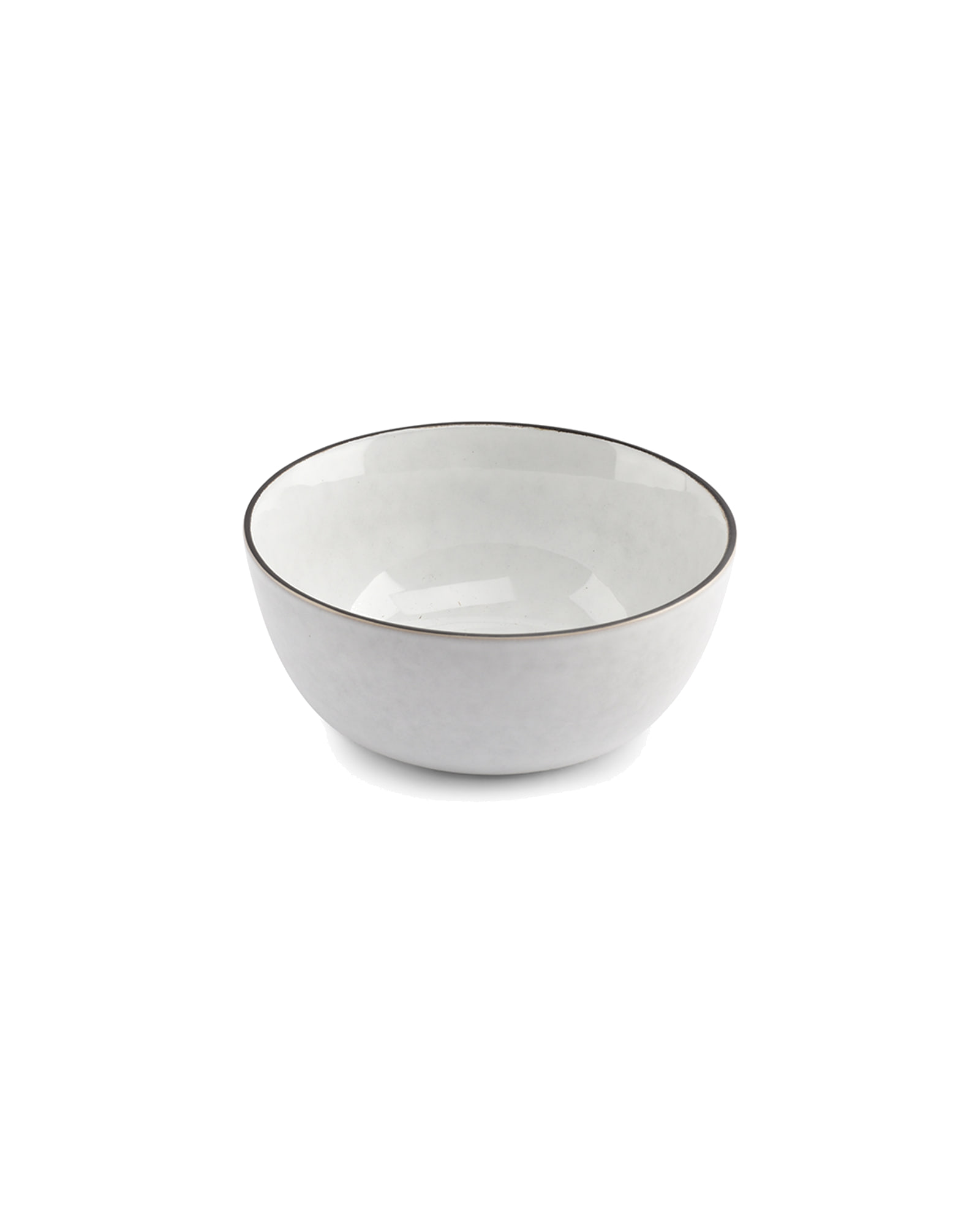Fina Schale aus Steinzeug, Weiß, Ø 14 cm, H 6,5 cm, Ansicht 2