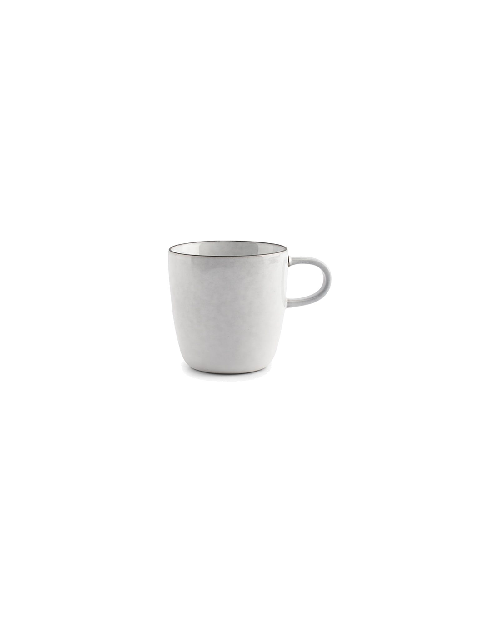 Fina Tasse aus Steinzeug, Weiß, 180 ml, Ansicht 1
