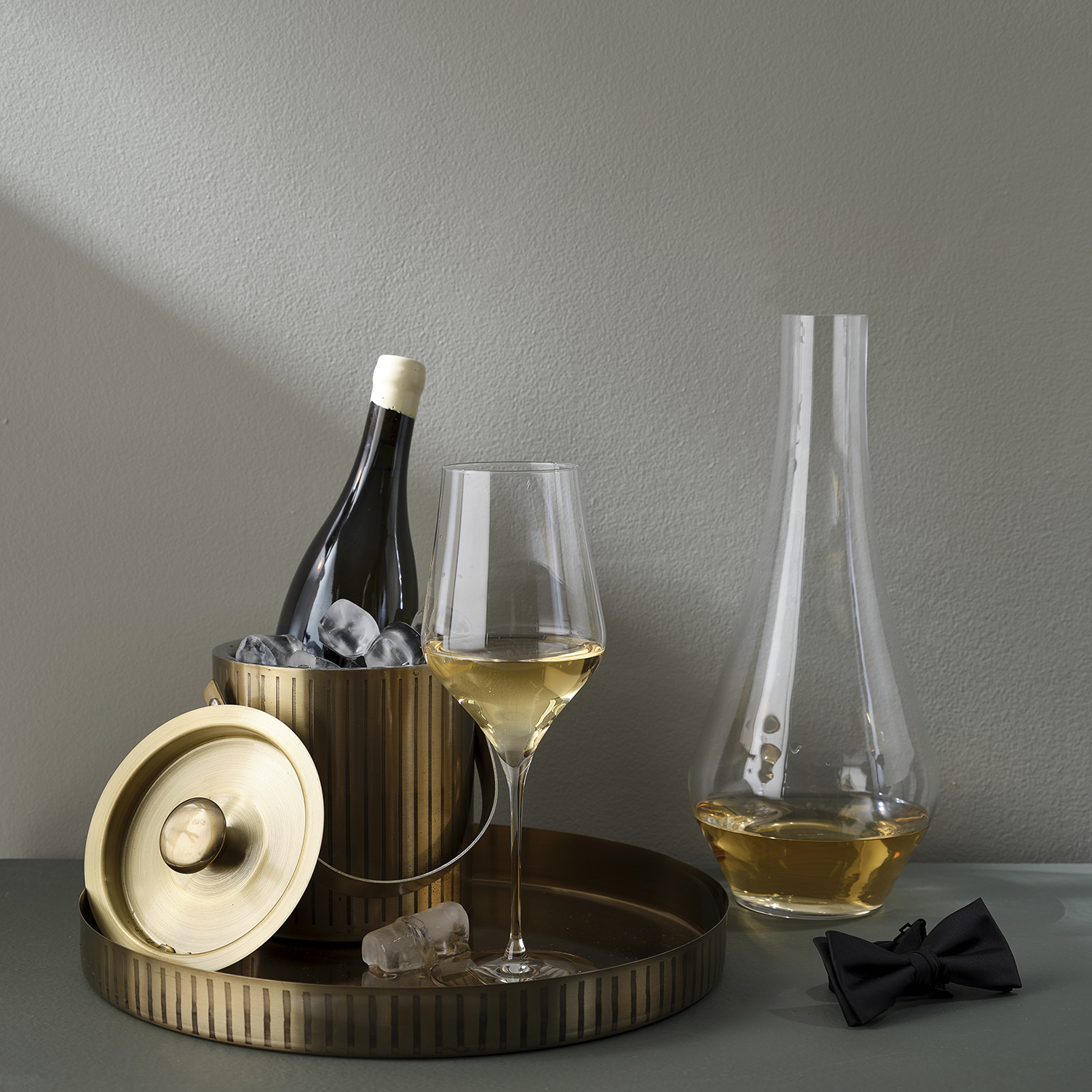 Finesse Karaffe aus kristallinem Glas, H 35 cm, Ansicht 2